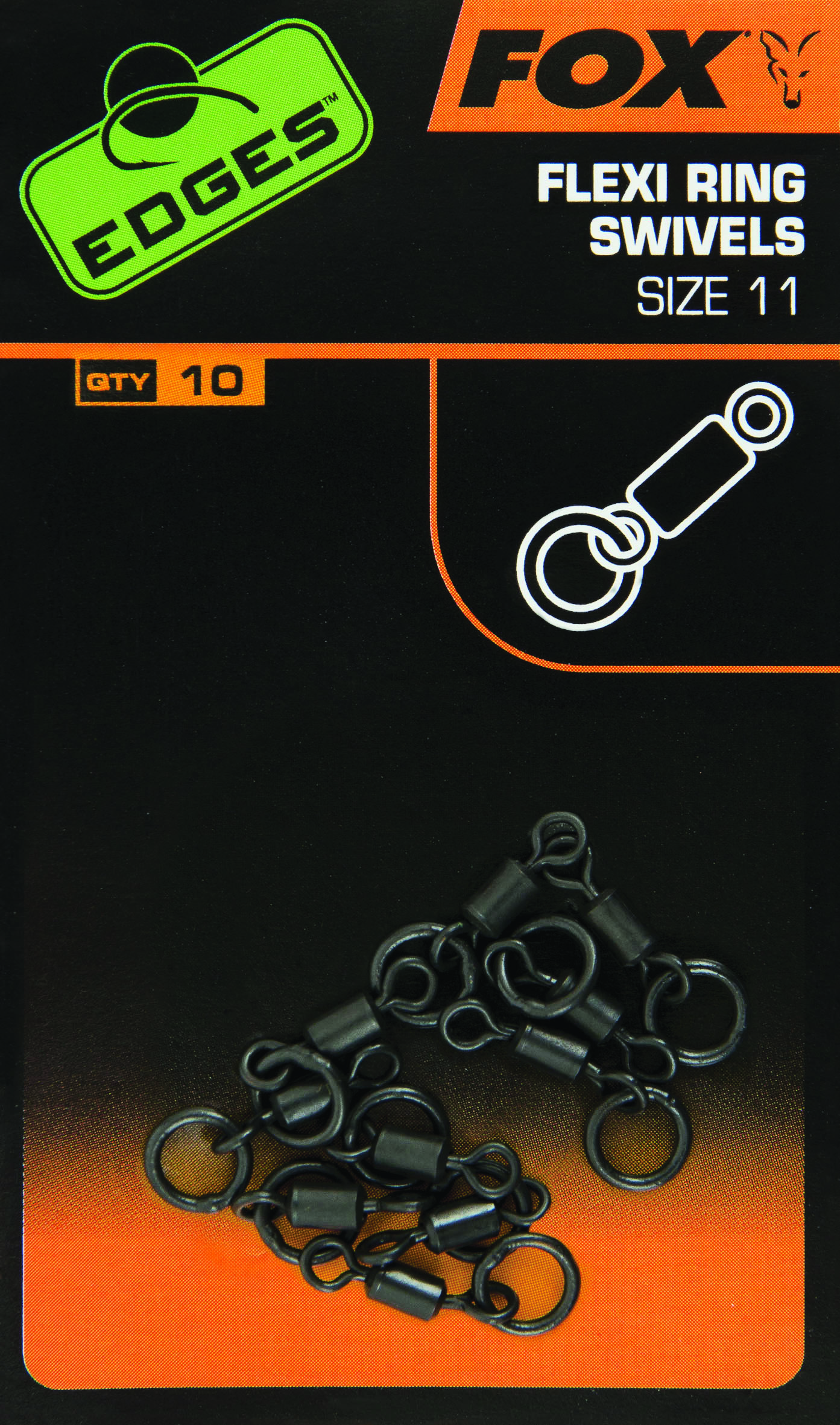 Edges Flexi Ring Swivel Size 11 10pcs