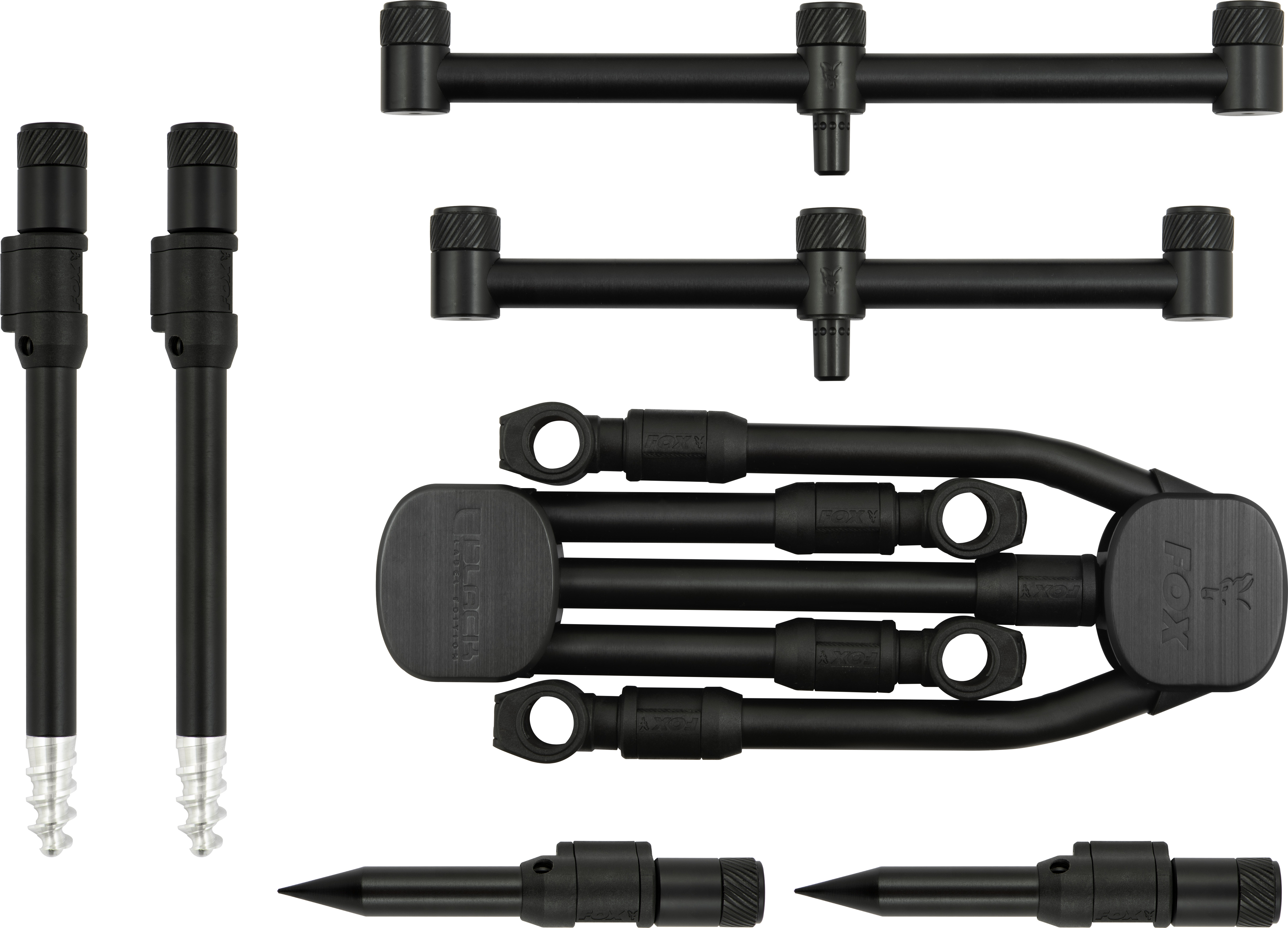 Black Label QR 3 Rod Pod Complete