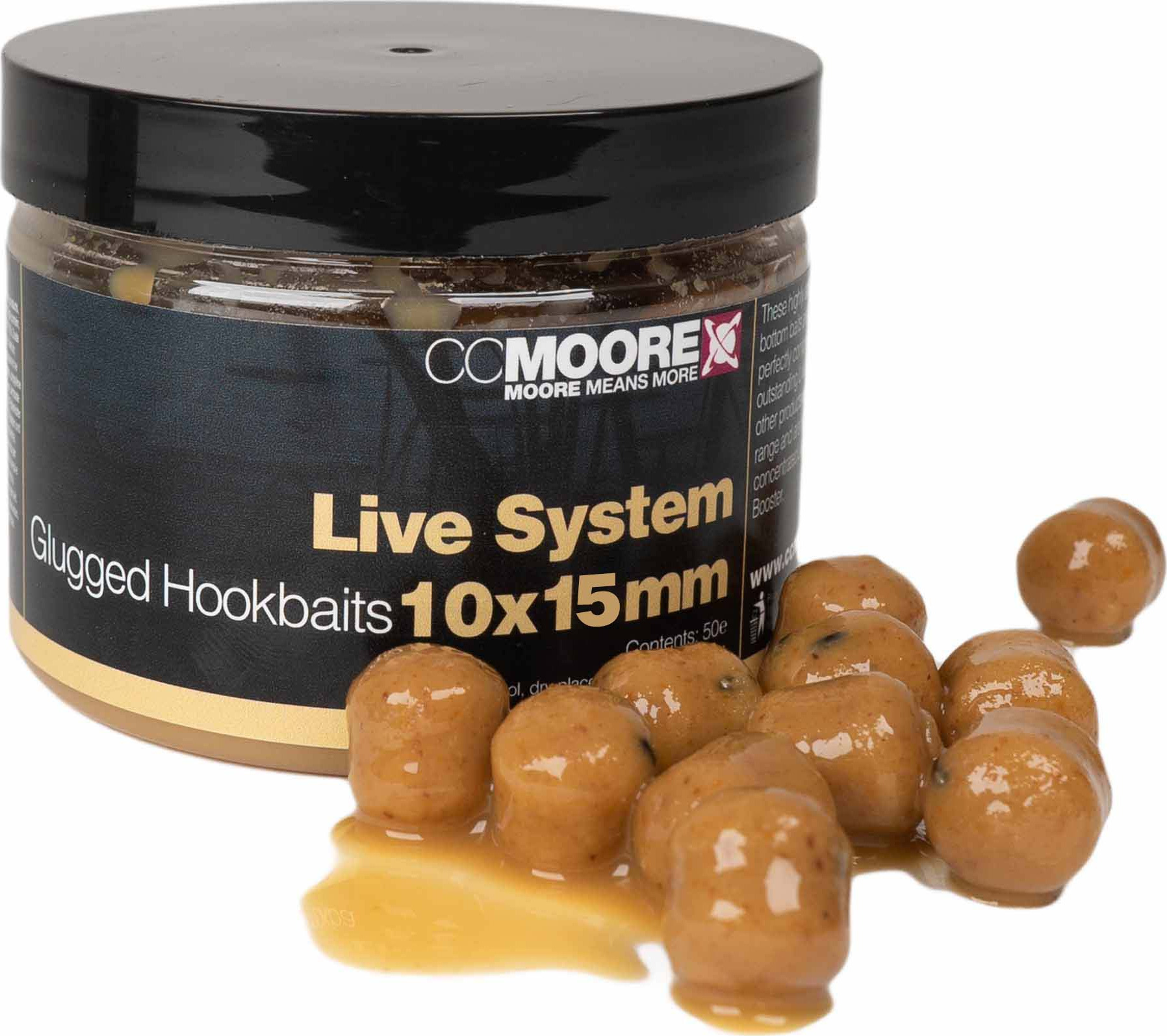 Live System Glugged Hookbaits 10X15mm