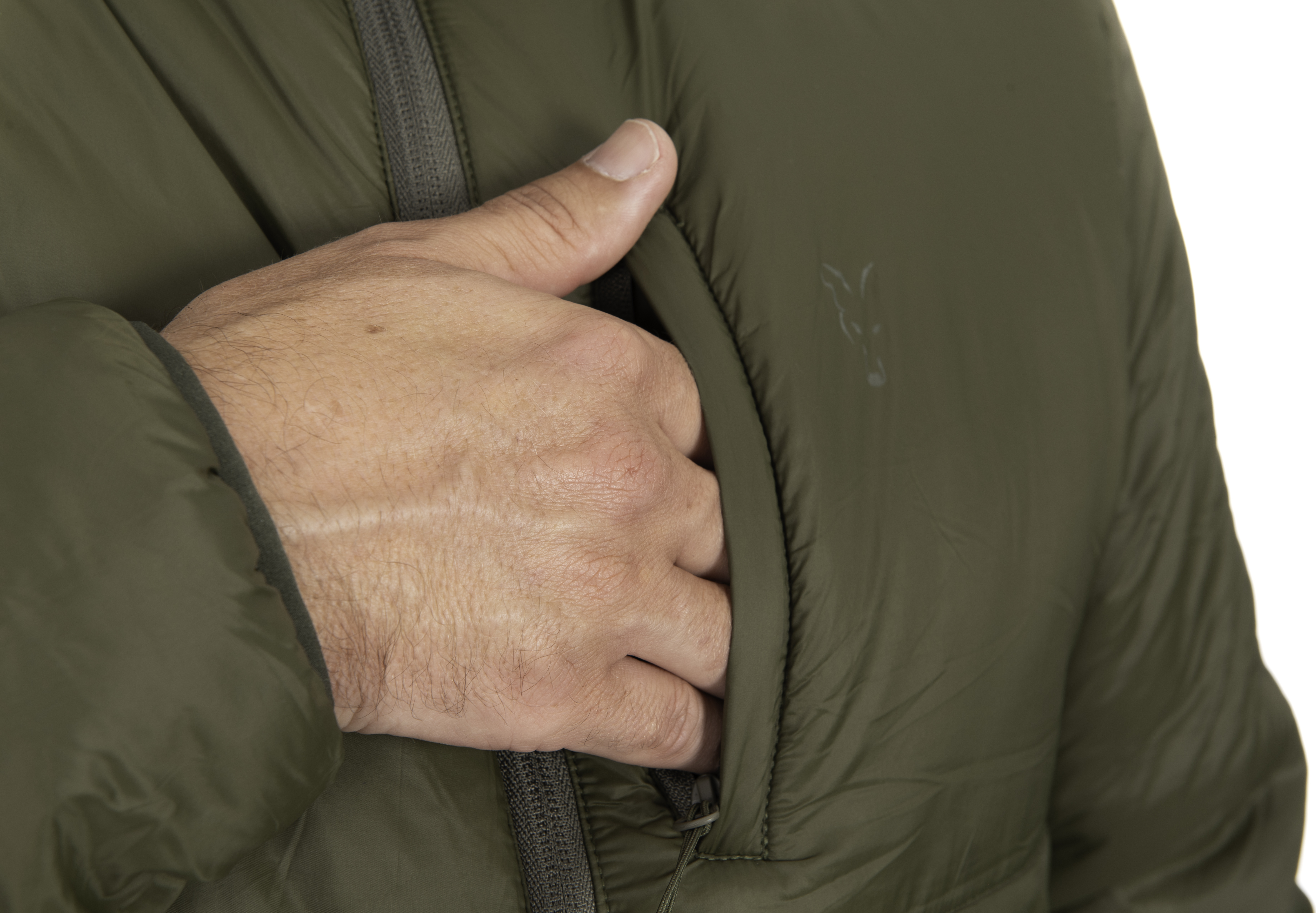 Olive Quilted 100 Jacket XL