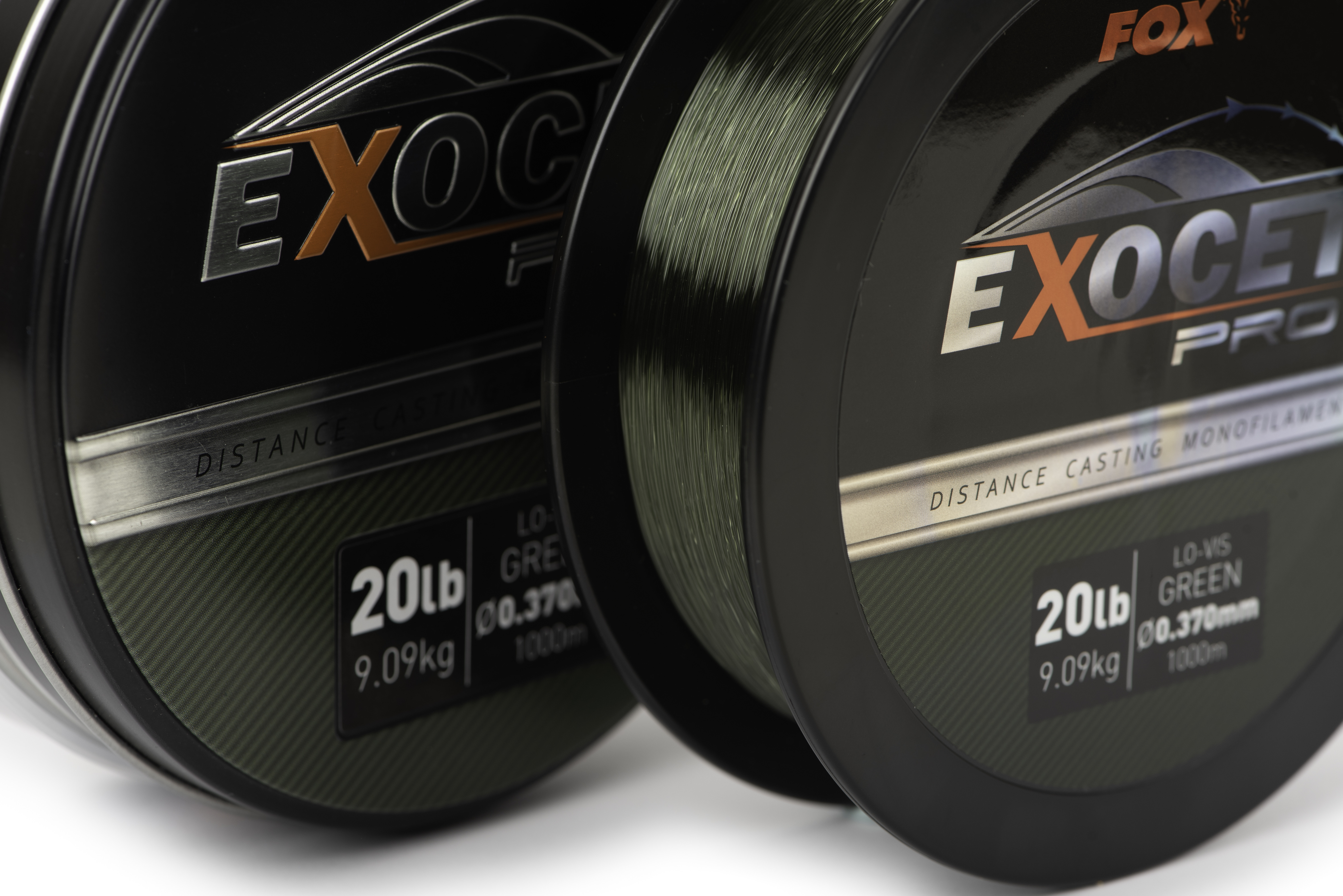 Exocet Pro Low Vis green 0.370mm 20bs 9.09kgs 1000m