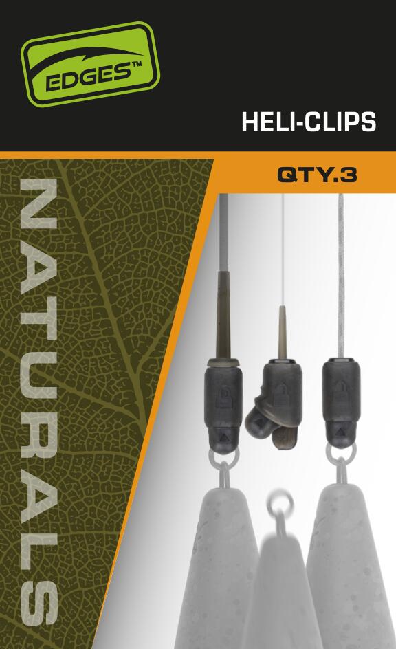 Edges Naturals Heli-Clip 3pcs