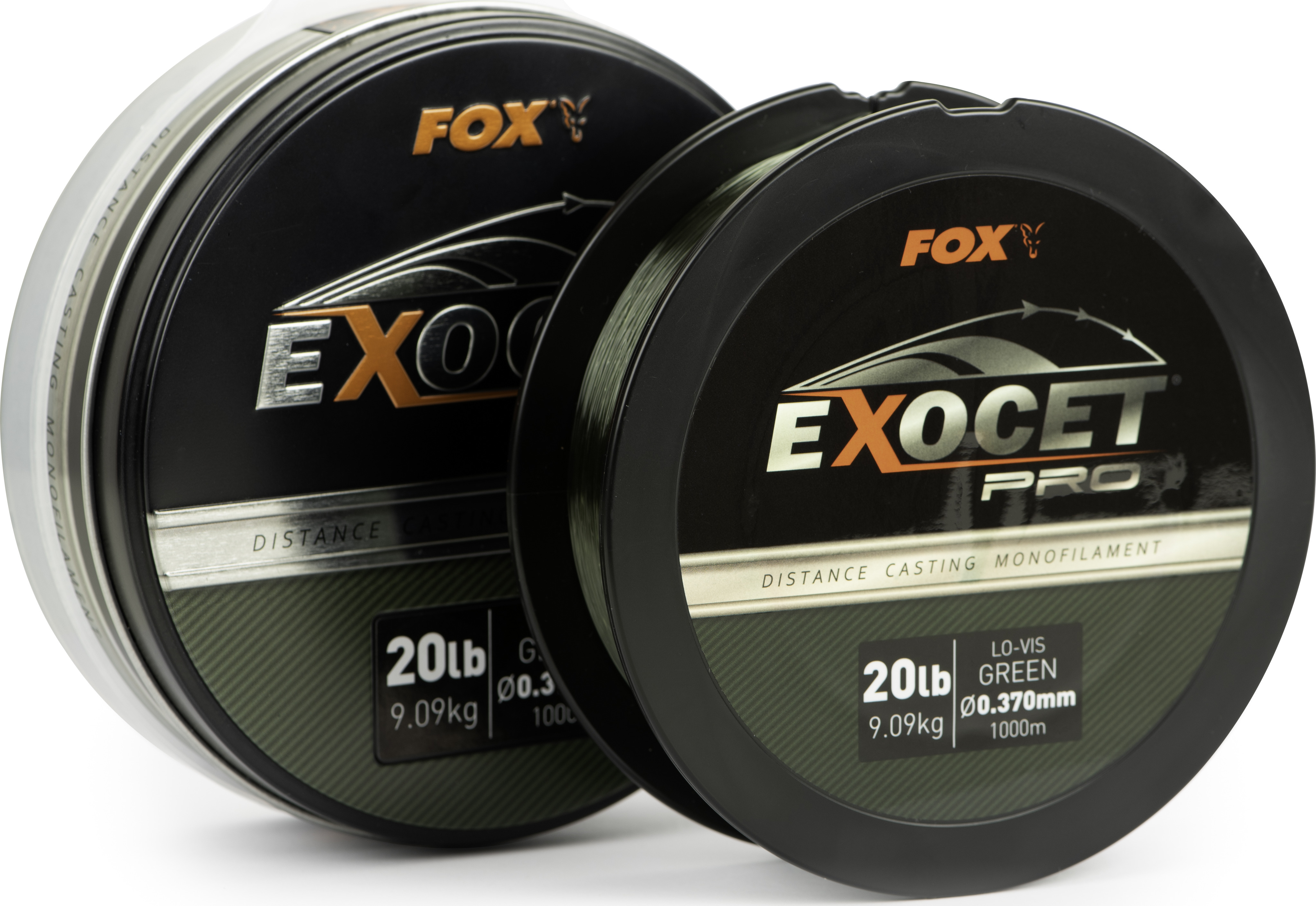 Exocet Pro Low Vis green 0.370mm 20bs 9.09kgs 1000m