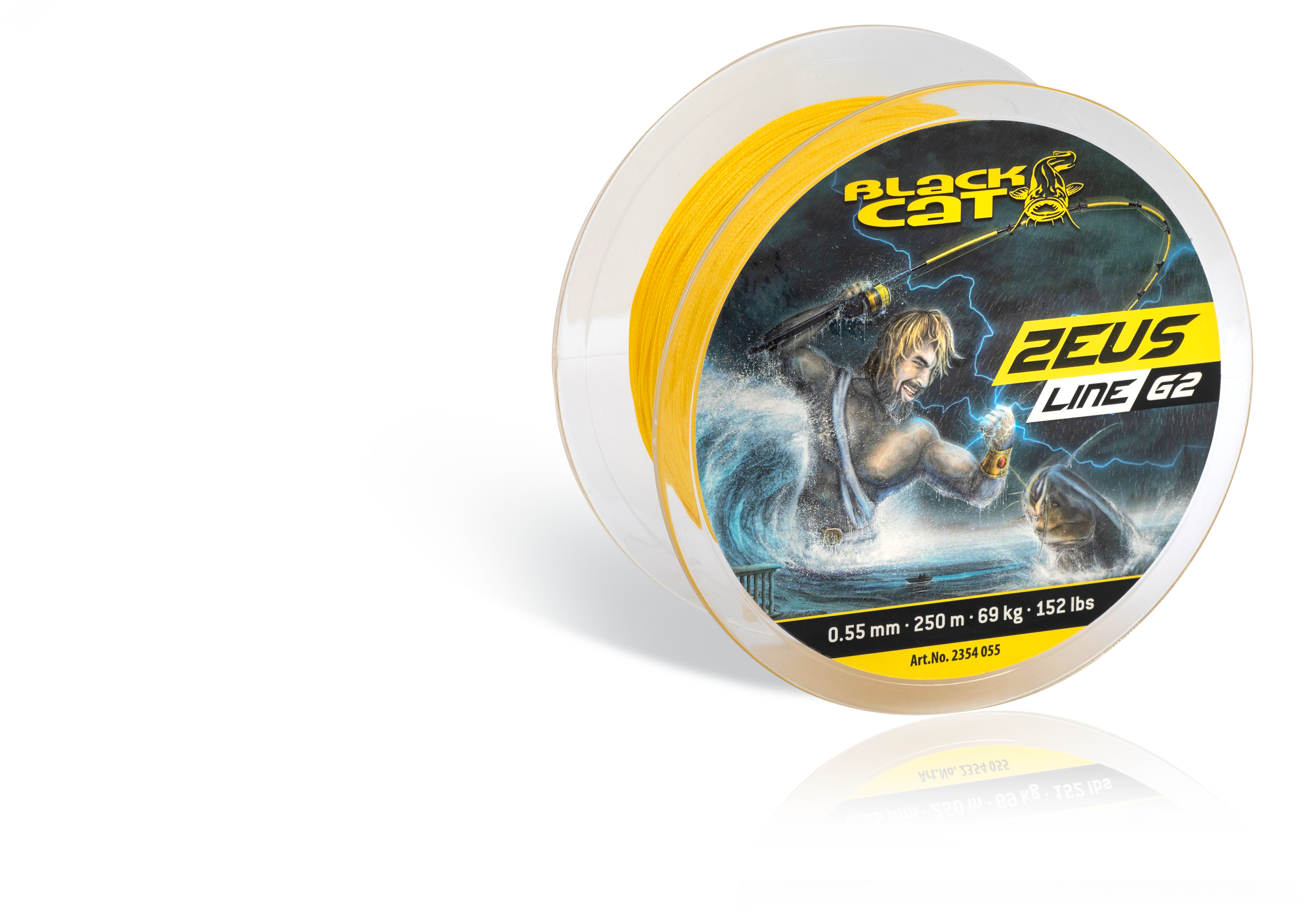 Ø 0,38mm Zeus Line G2 D: 400m 37kg / 81lbs žlutá