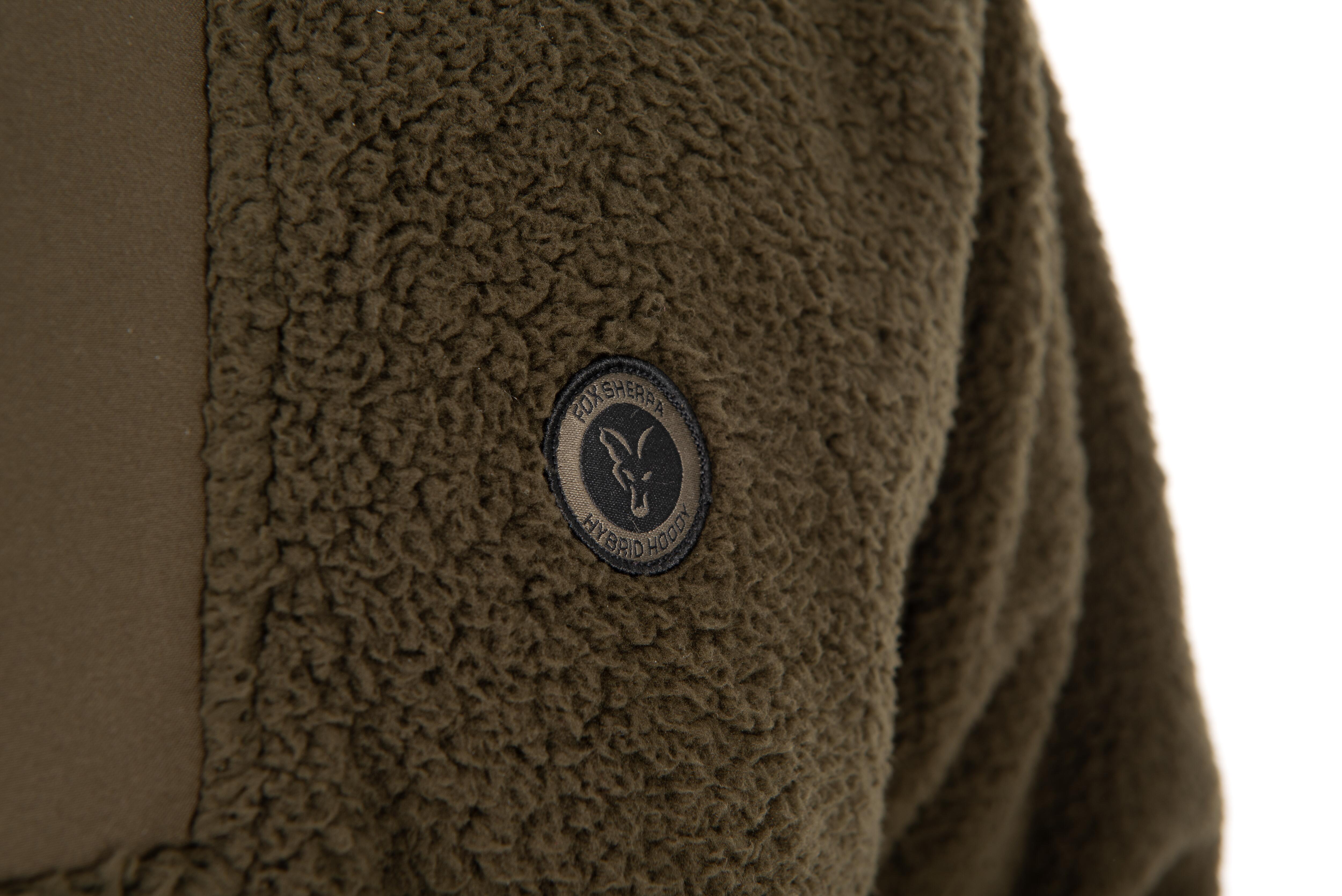 Olive Sherpa Hybrid Jacket S
