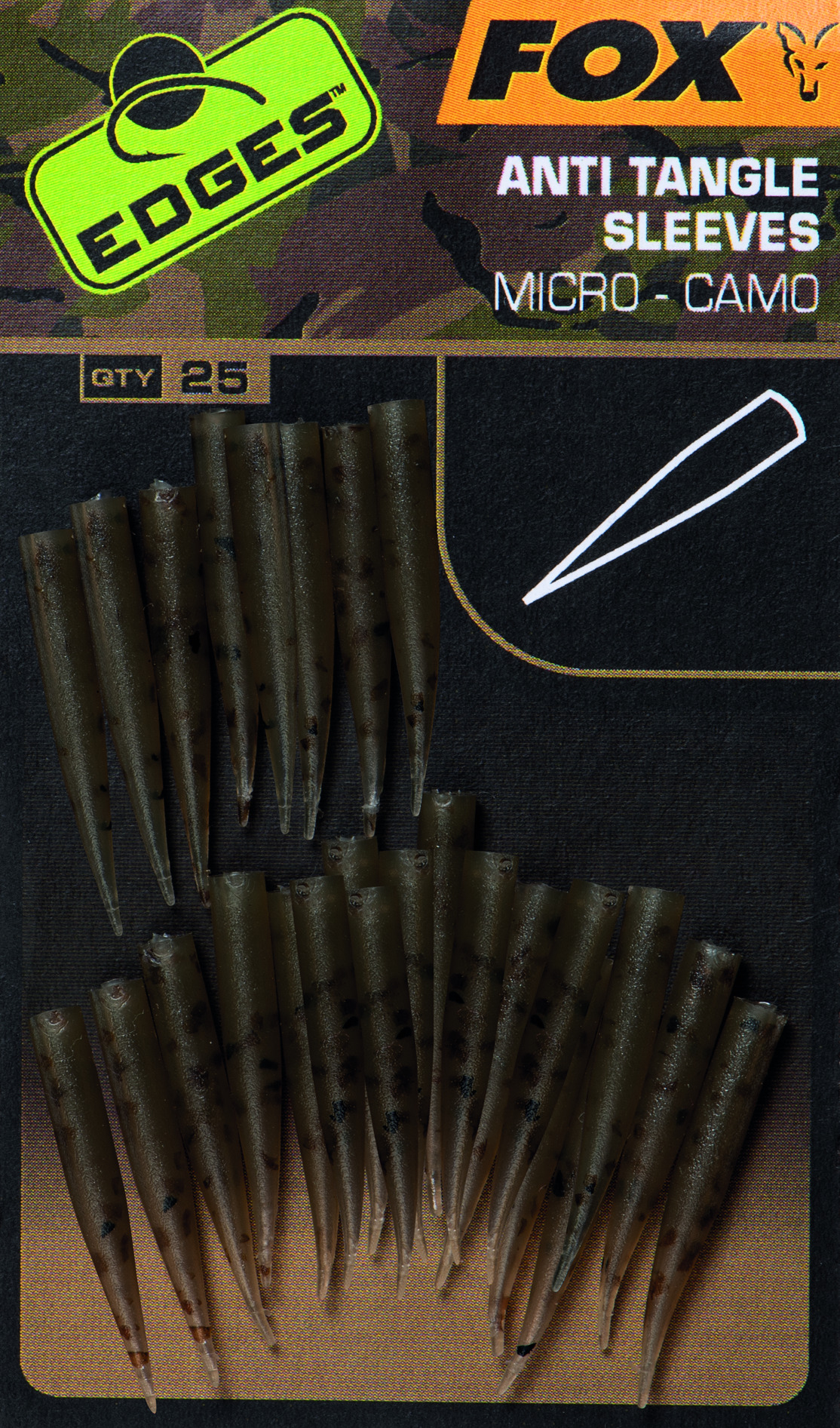 Edges Camo Micro Anti Tangle Sleeves 25pcs
