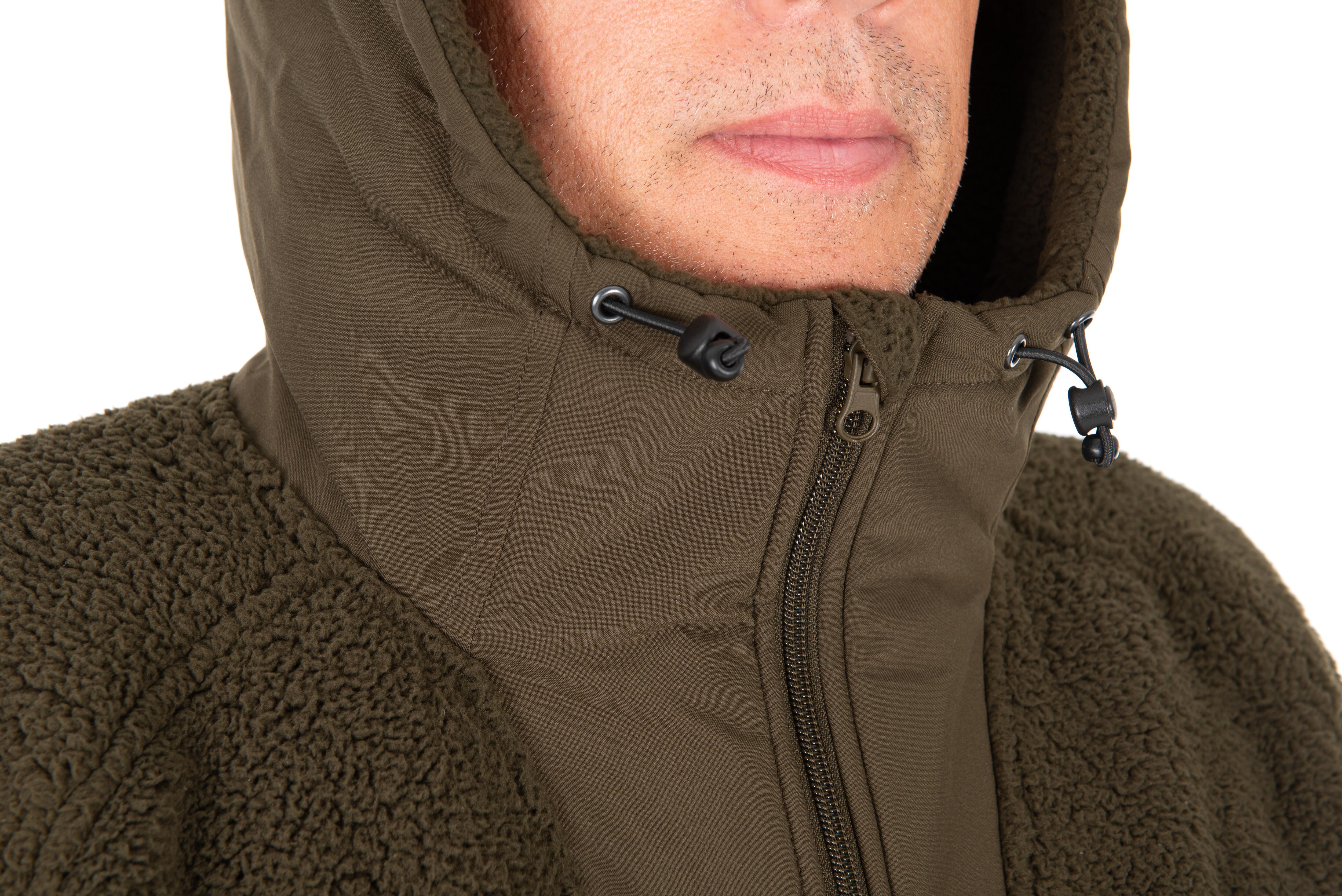 Olive Sherpa Hybrid Jacket 4XL