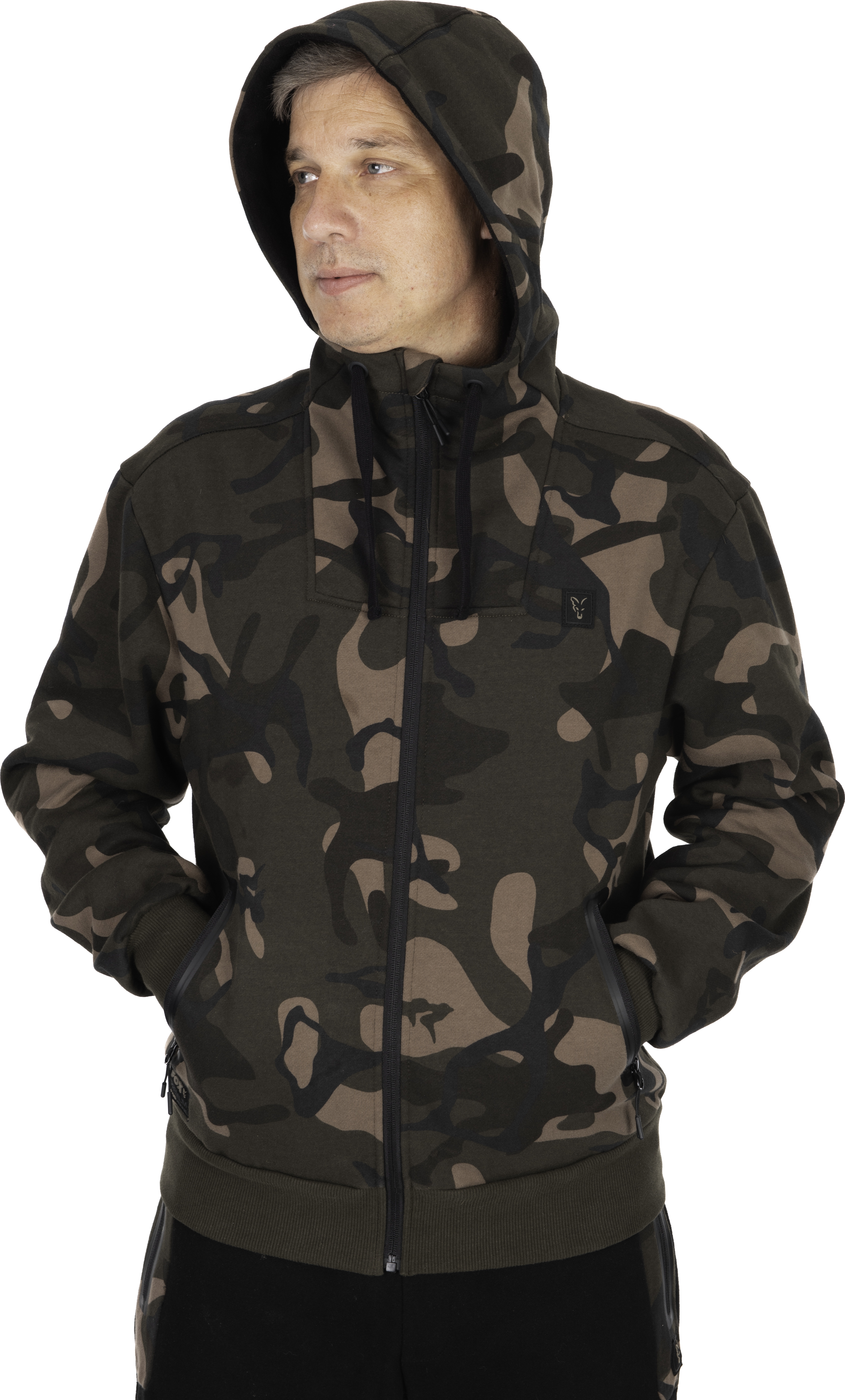 Camo Full Zip Premium 310 Hoodie S