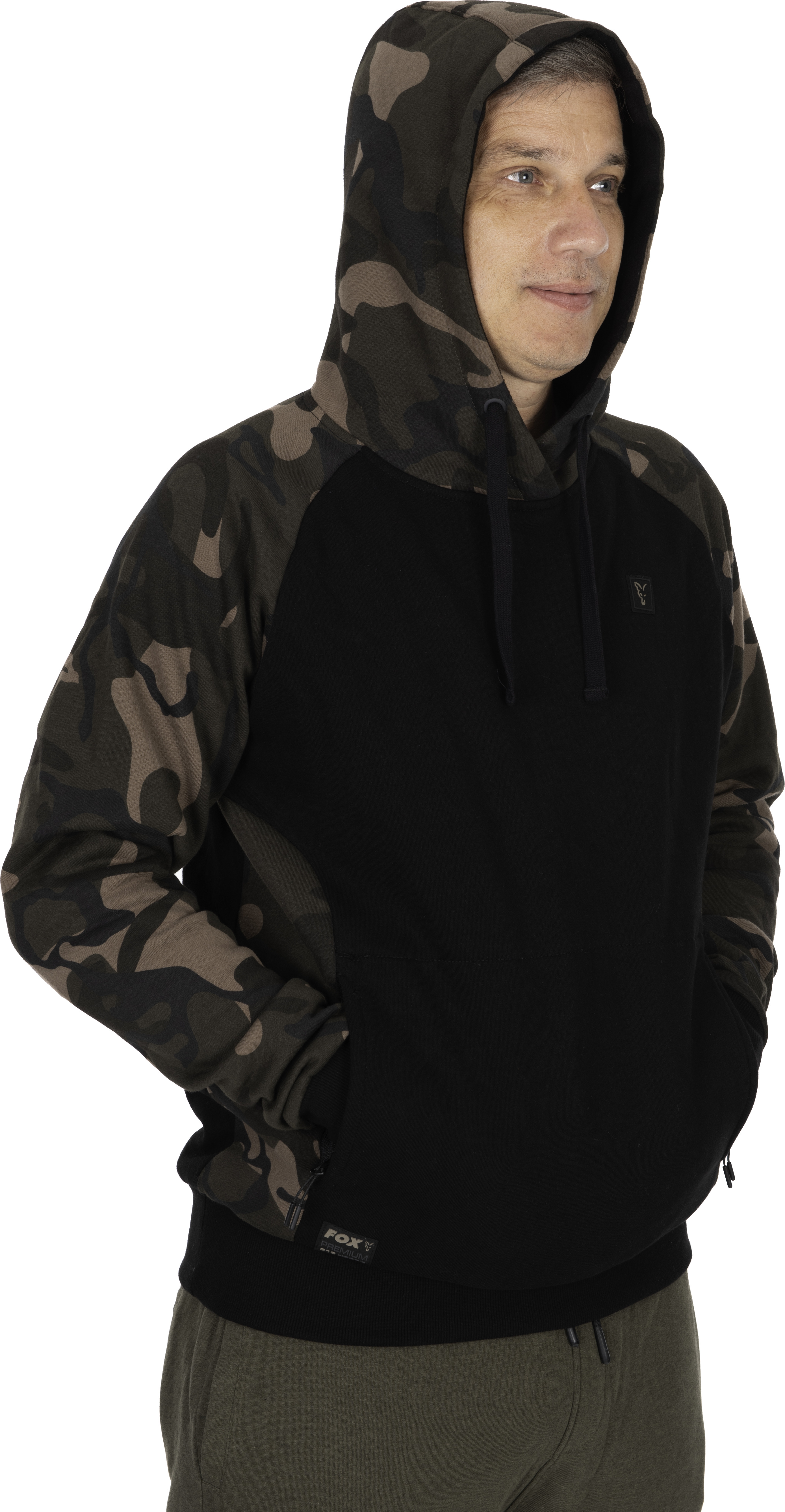 Black Camo Pullover Premium 310 Hoodie 3XL