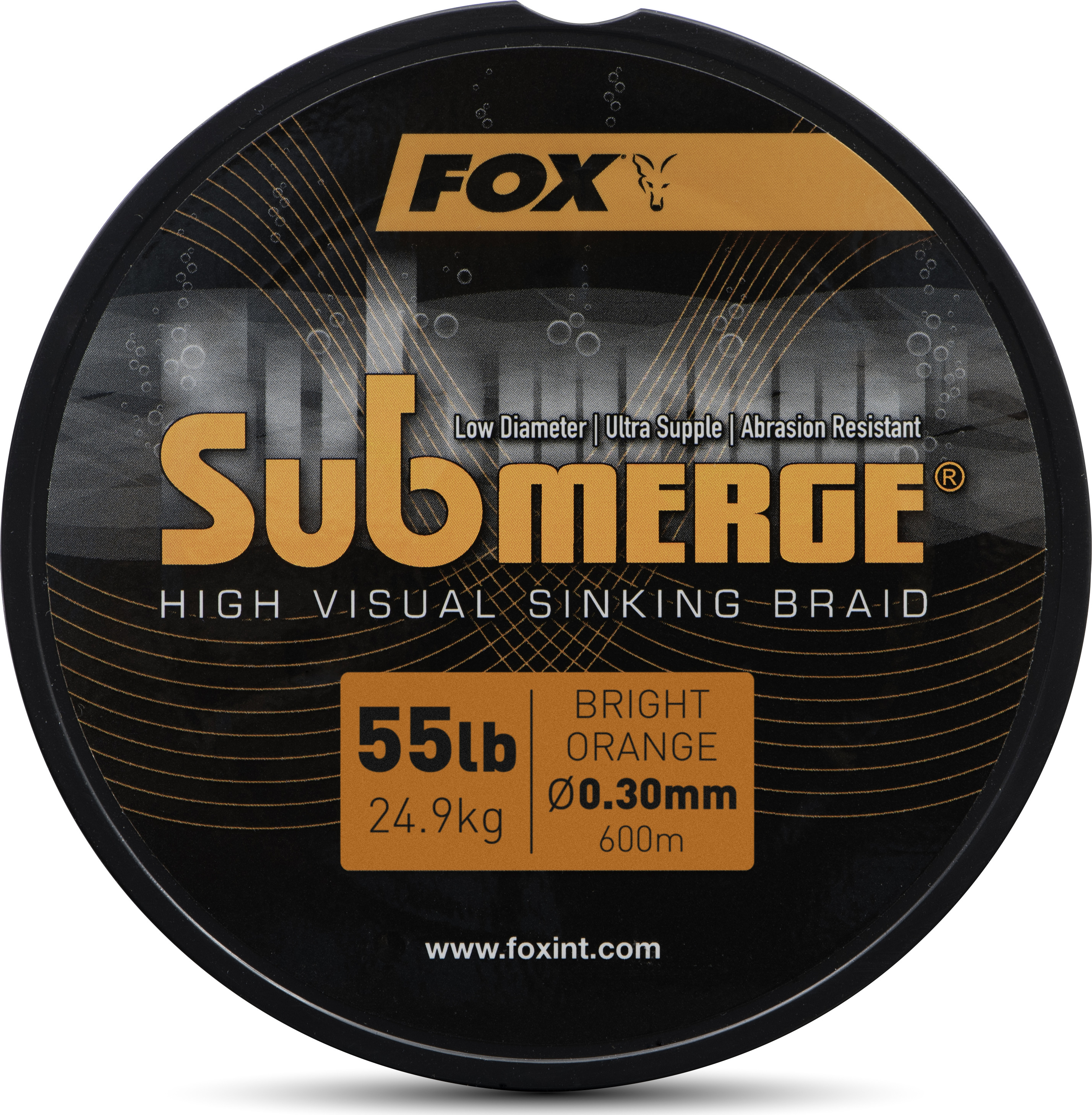 Submerge Orange Sinking Braid 600m 0.30mm 55lb 24.9kg