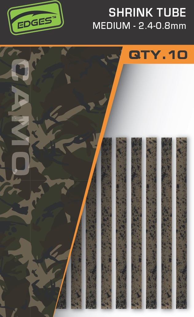 Edges Camo Shrink Tube M 2.4-0.8mm 10pcs