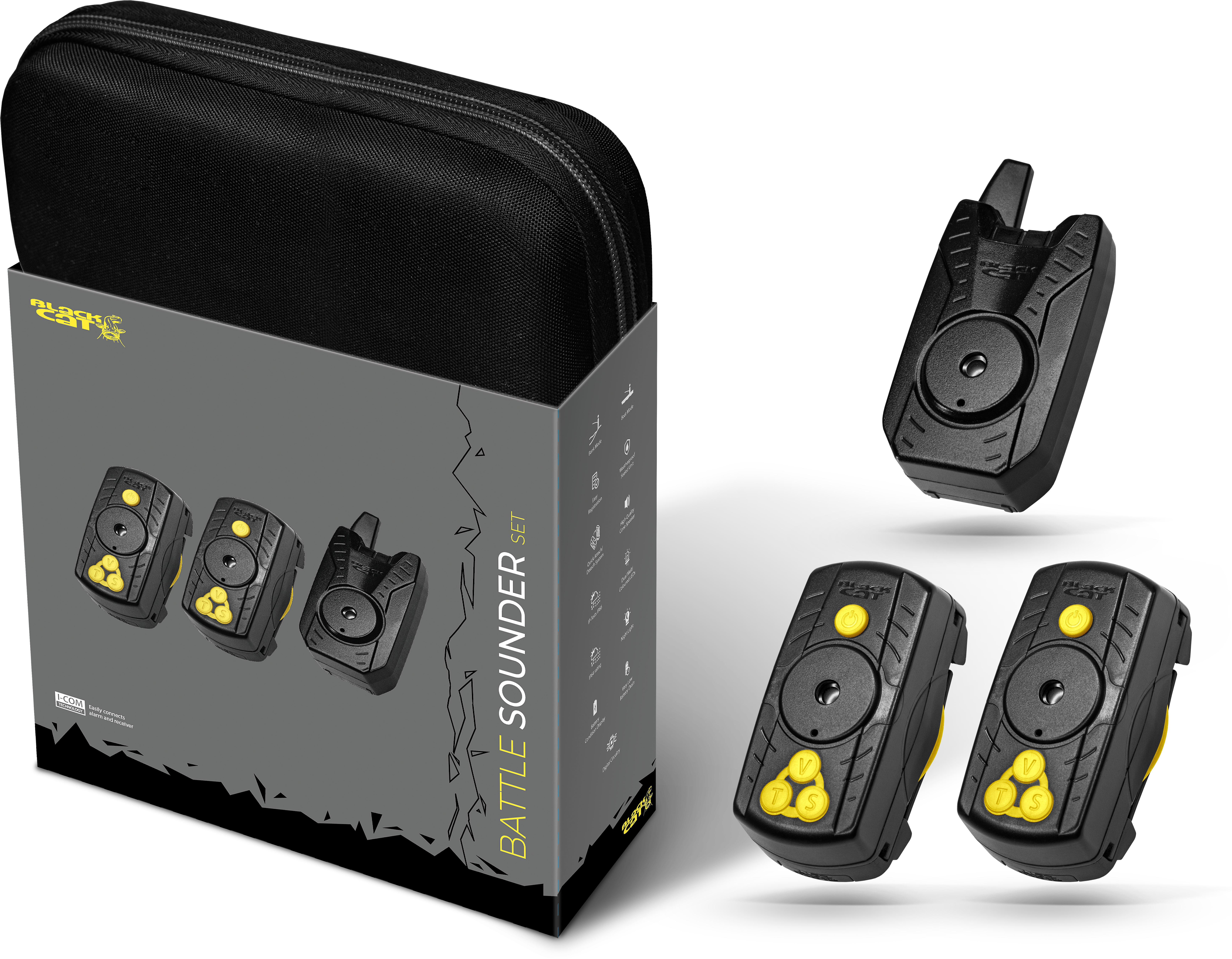 Battle Sounder Set 2+1 černá