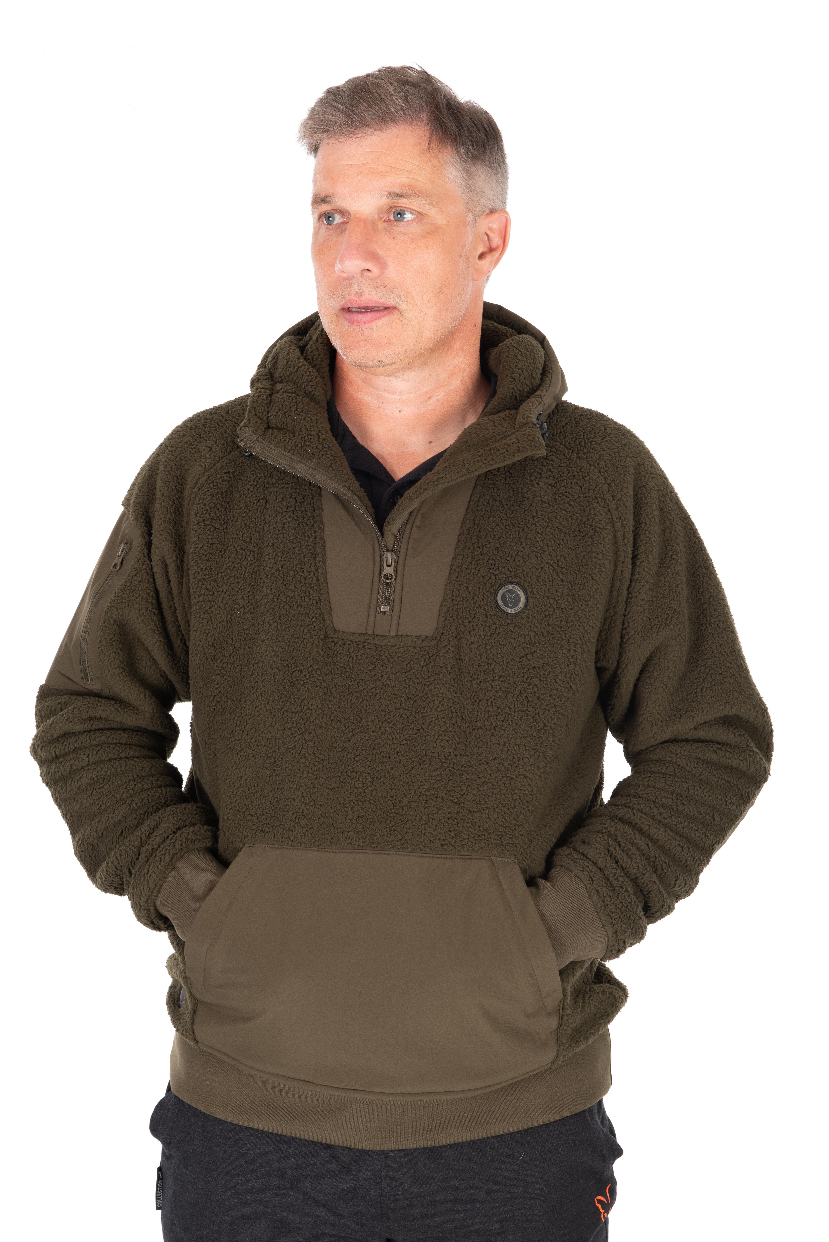 Olive Sherpa Hybrid Jacket 3XL