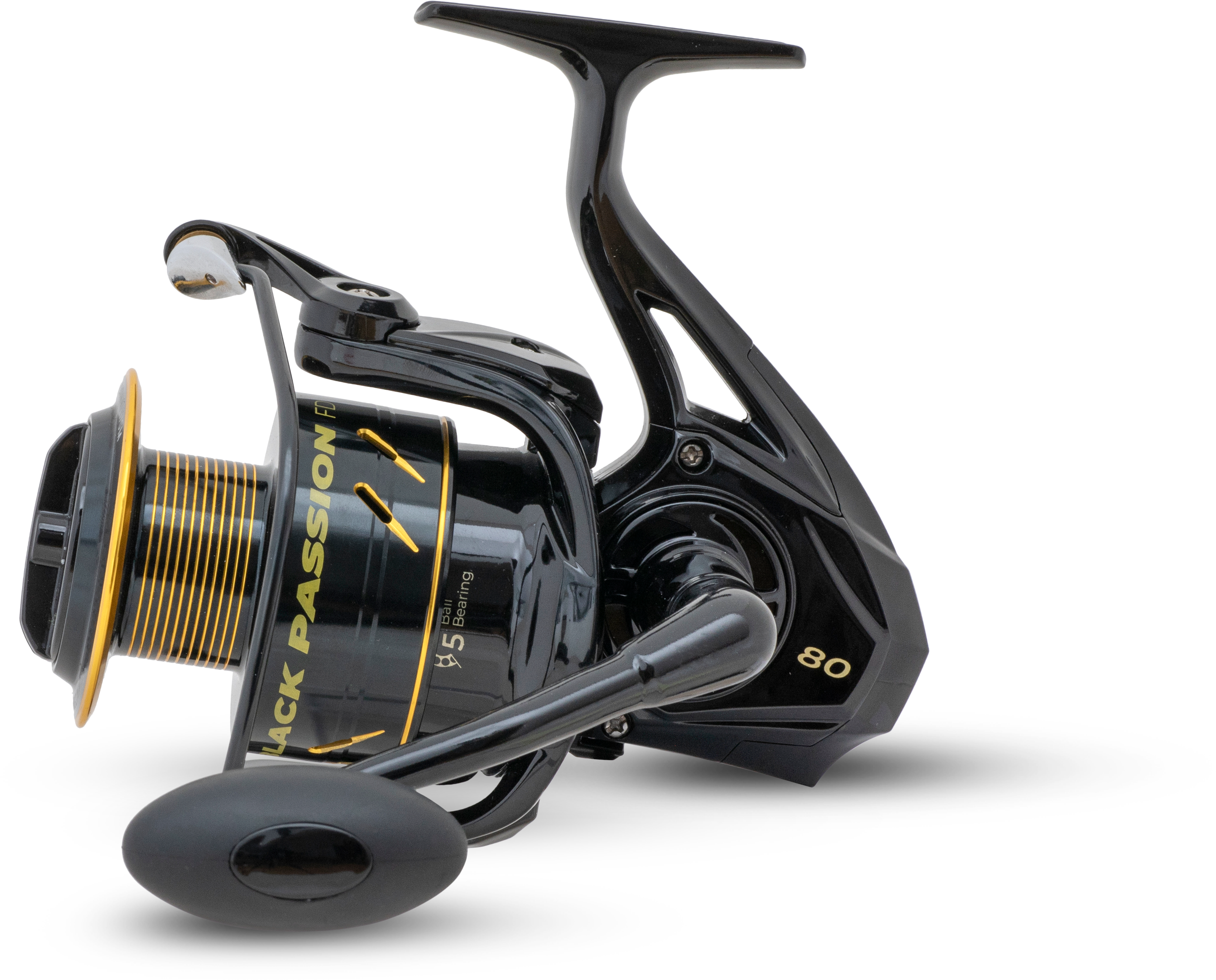 Black Passion FD Model: 50 · Ložiska: 5 · 195m/ 0,35mm · Brzdná síla 6,5kg / 14lbs