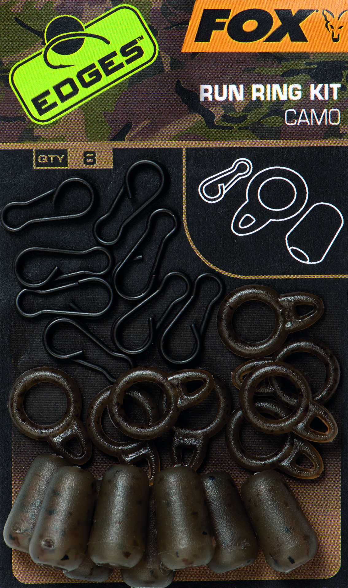 Edges Camo Run Ring Kit 8pcs