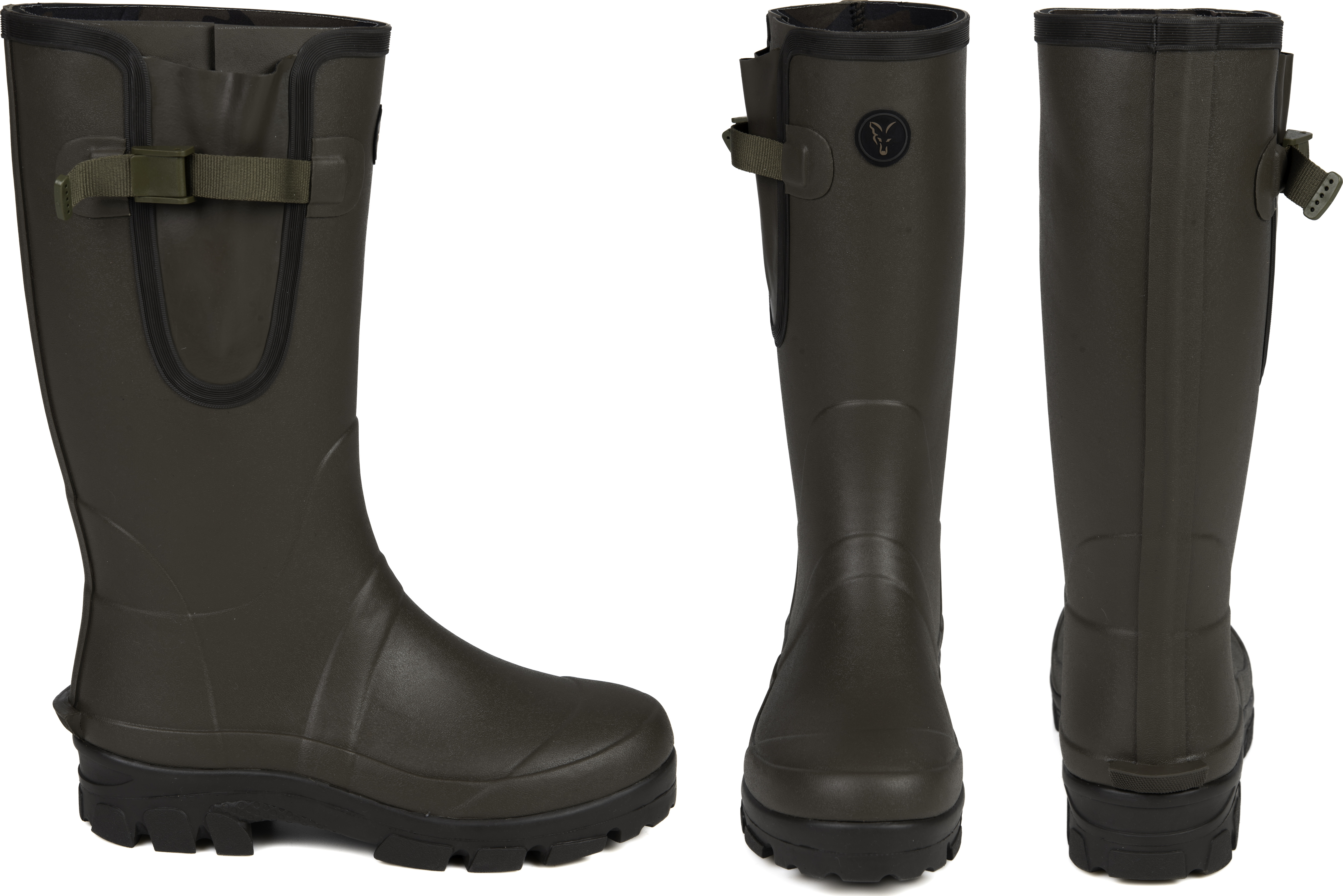 Neoprene Lined Camo khaki Wellies UK12 EU46