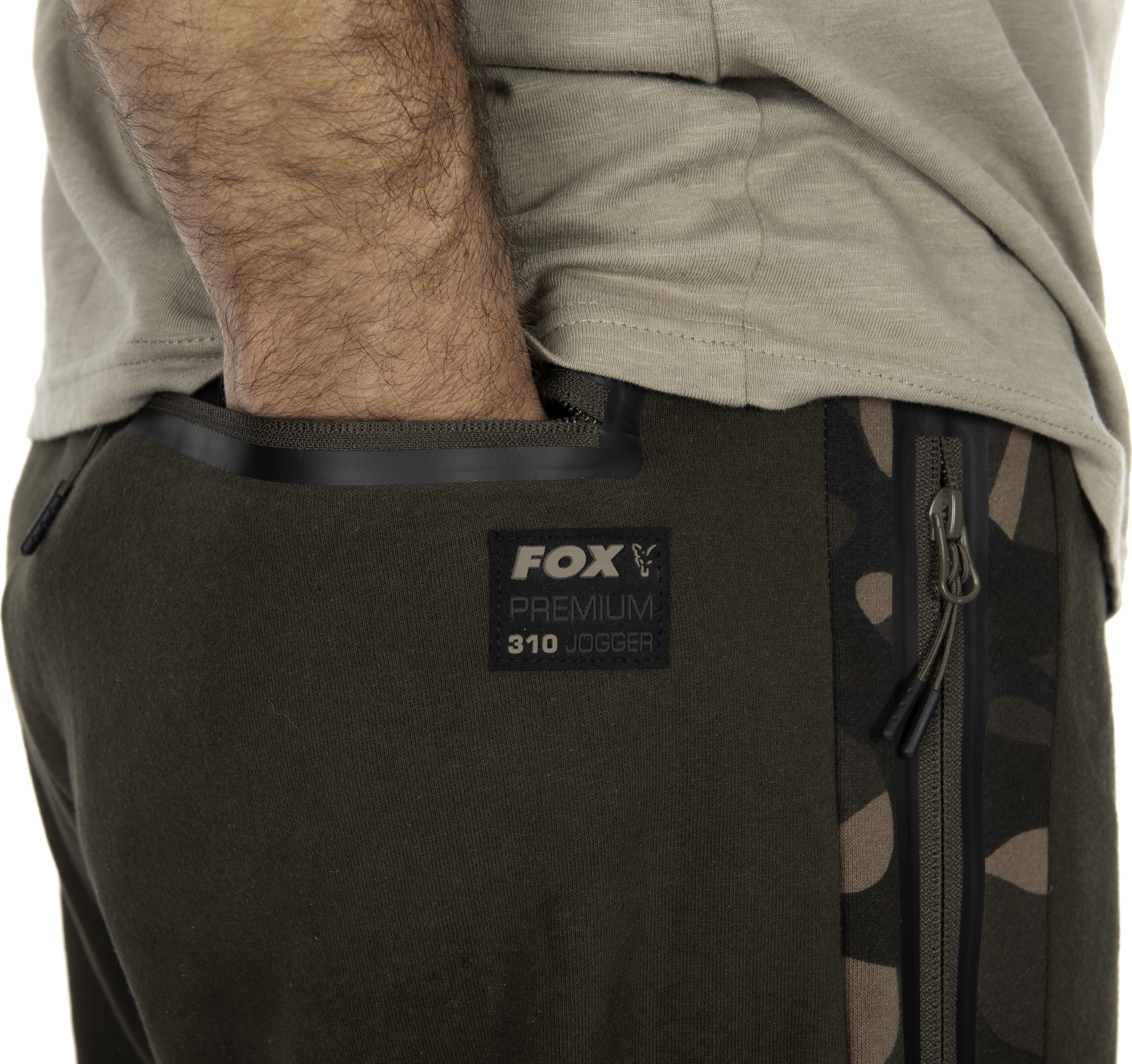 Khaki Camo Premium 310 Joggers S