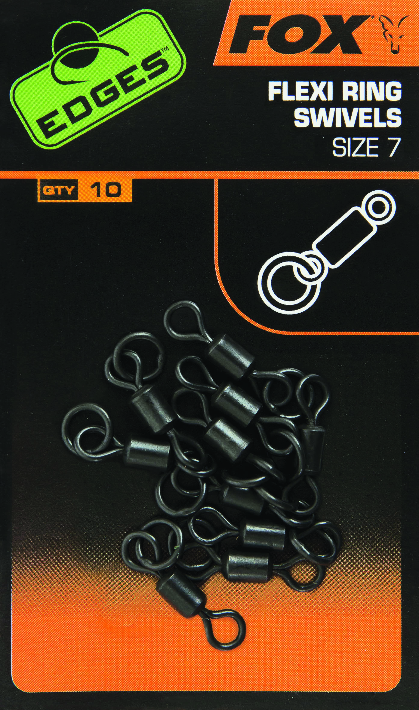 Edges Flexi Ring Swivel 7 10pcs