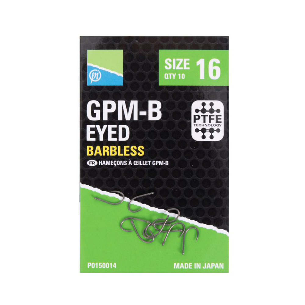 Gpm-B Hooks - Size 14 - Eyed