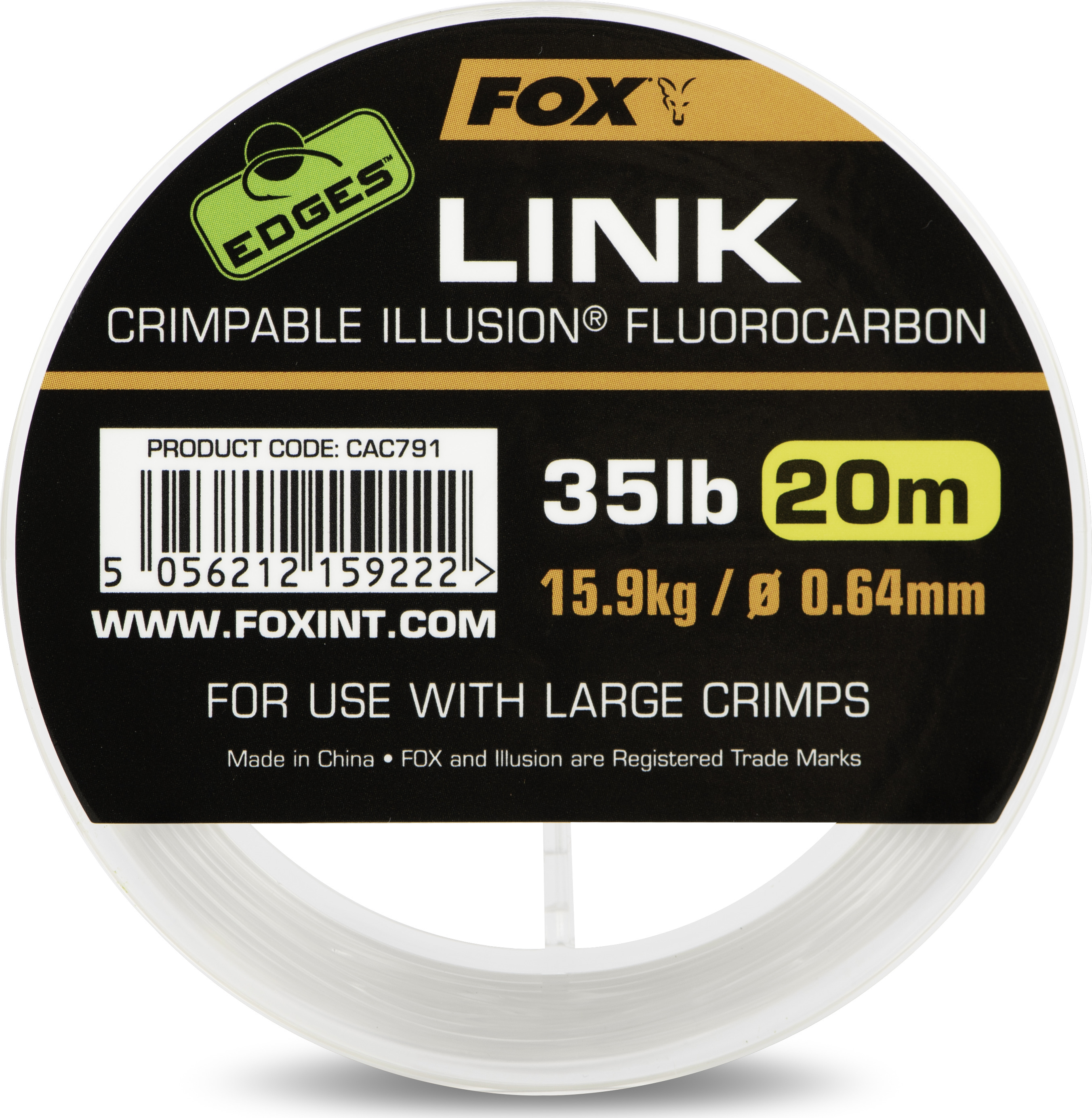 Edges Link Illusion Fluorocarbon 0.53mm 25lb 20m
