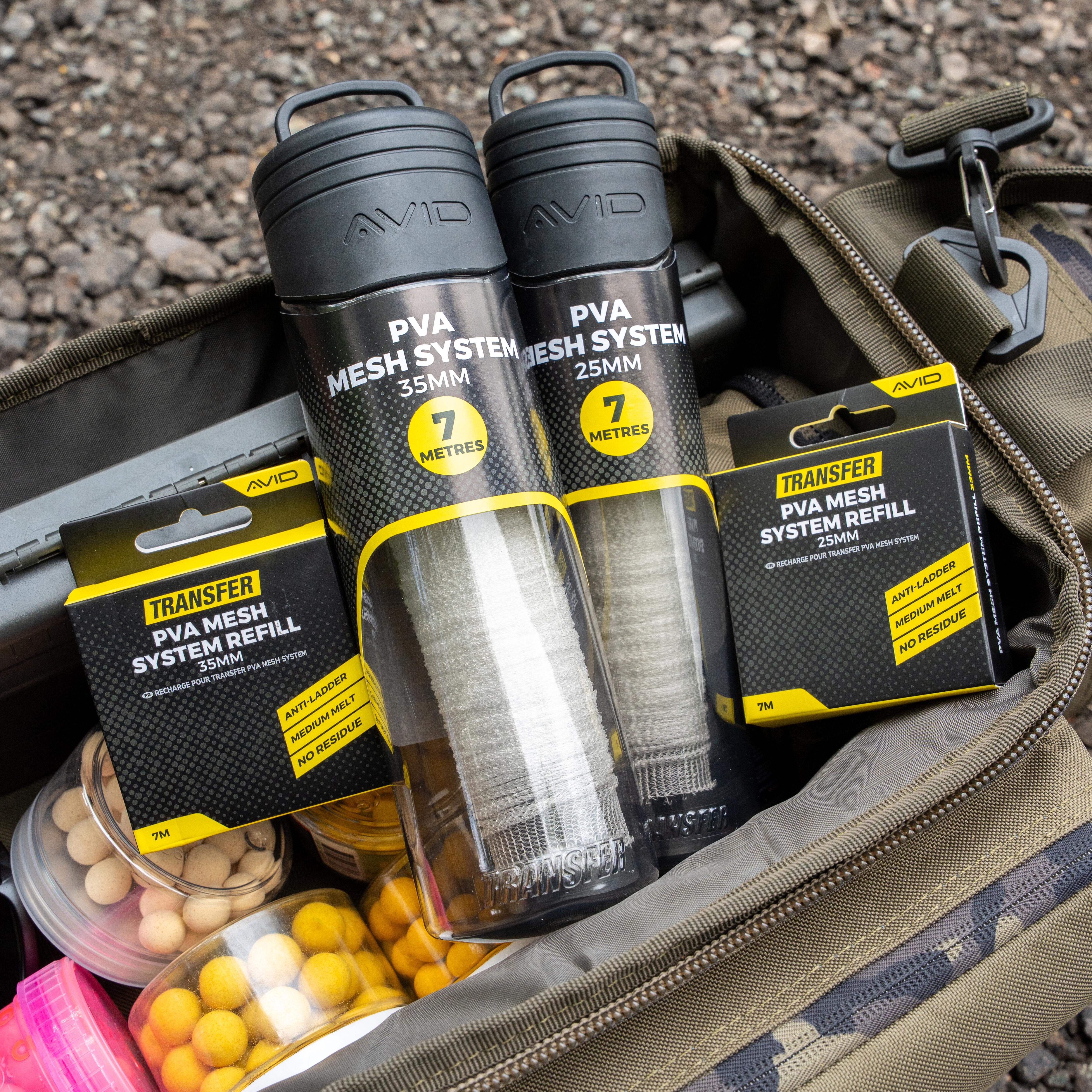PVA punčocha + plnič Avid Transfer PVA Mesh System 25mm 7m