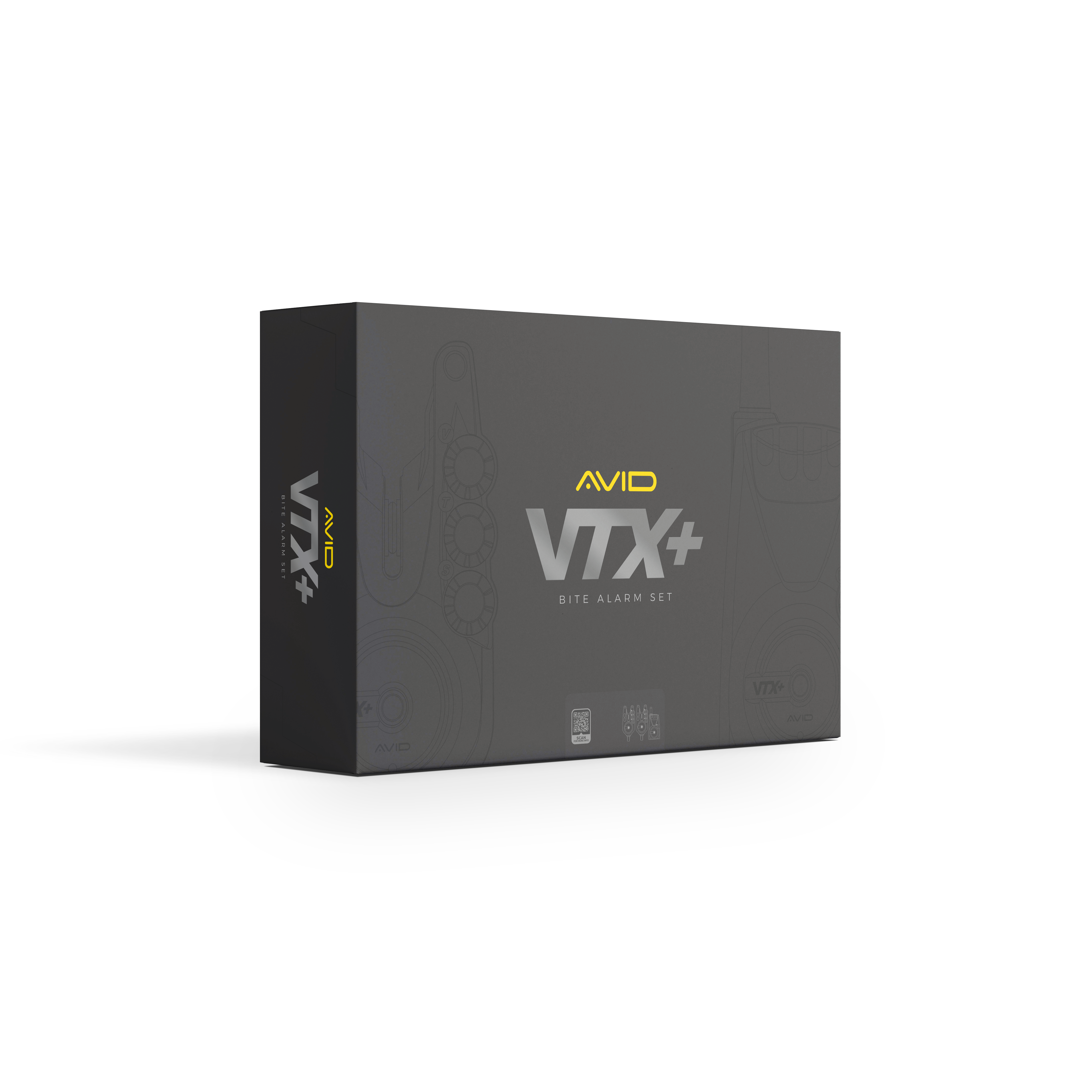 Sada signalizátorů Avid Carp VTX+ Bite Alarm Set 2+1