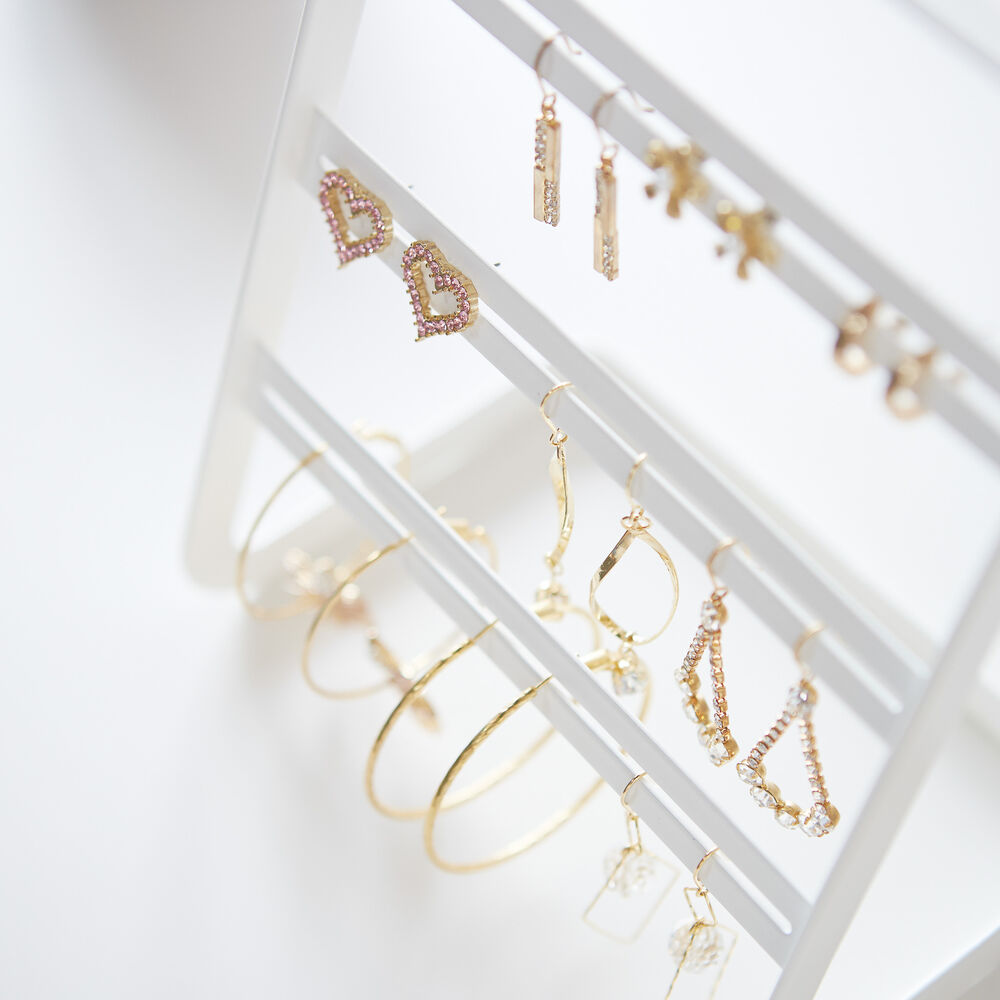 Earring Stand : Three-Tier Storage