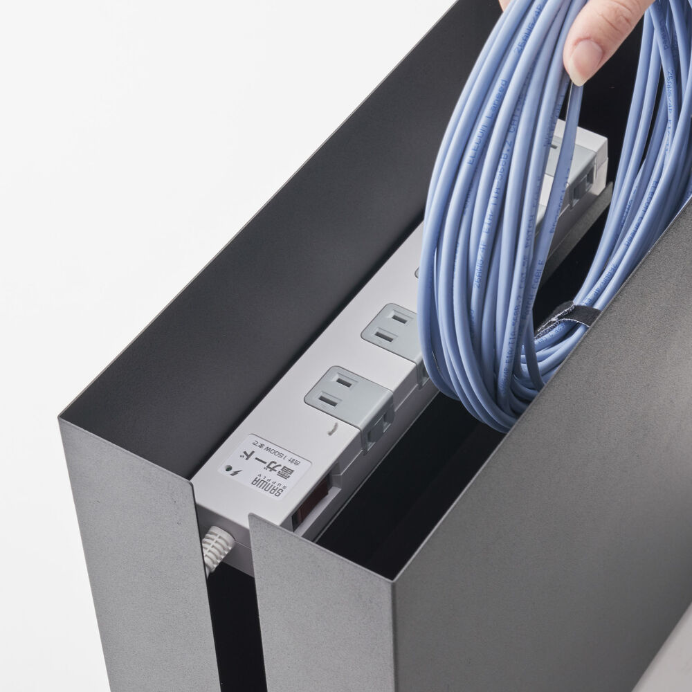 Cable Box with Casters : Practical Inner Shelf