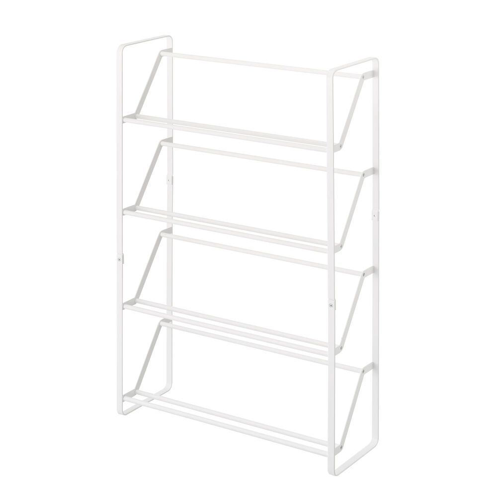 Slim 4-Tiered Shoe Rack : Space-Saving Design