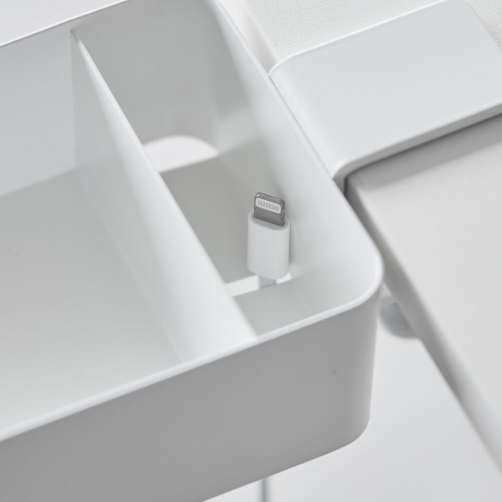Tableside Smartphone & Cup Holder : Convenient Cable Opening
