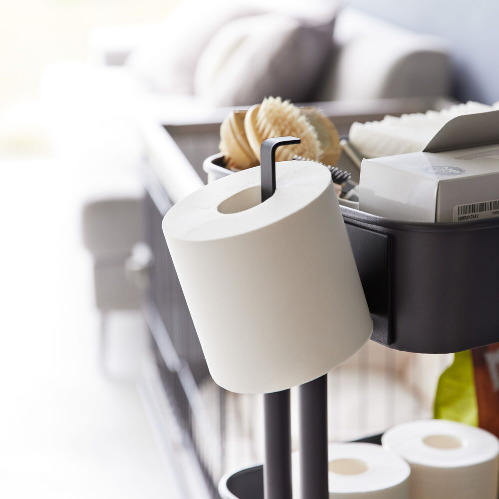 Magnetic Toilet Paper Holder : Vertical or horizontal placement