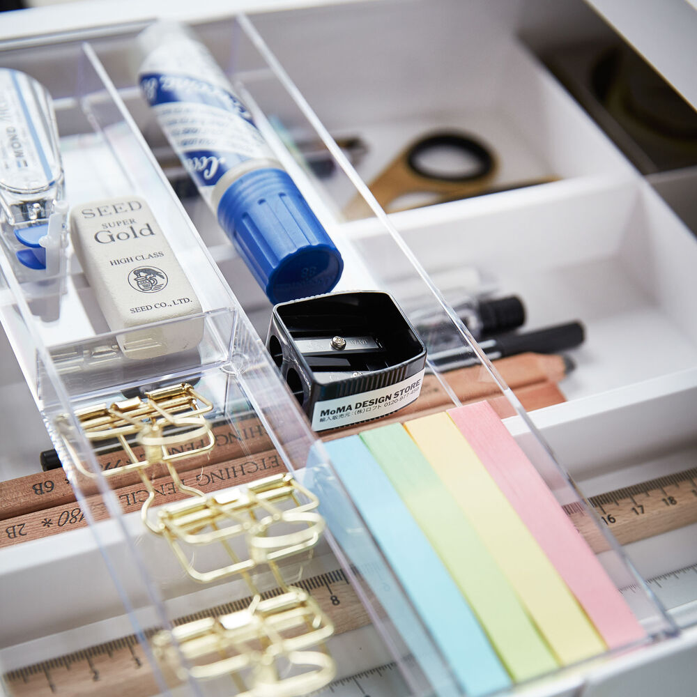 Extendable Drawer Organizer : Sliding Additional Compartment