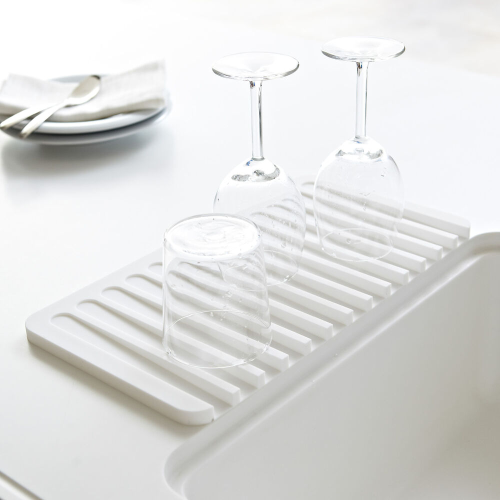 Silicone Drainer Mat : Flexible Placement & Storage