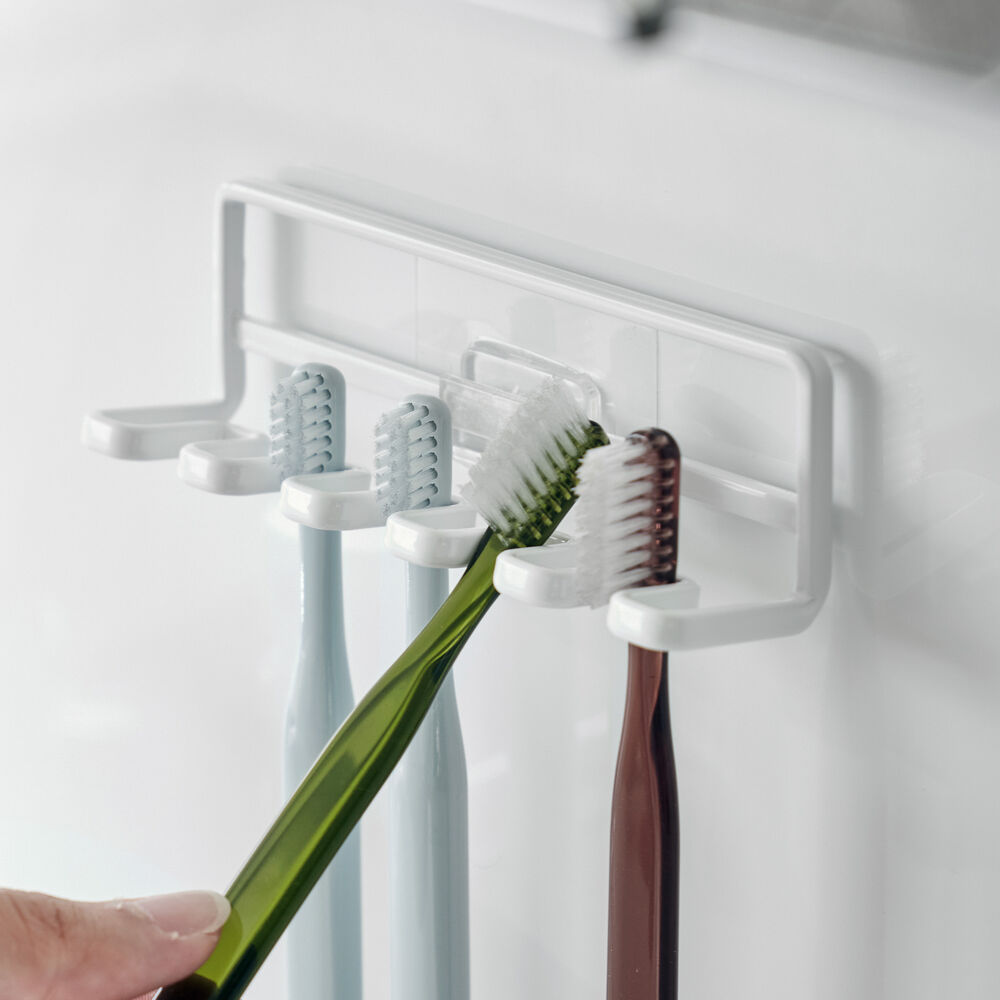 Film Hook Toothbrush Holder : Easy Film Hook Mounting