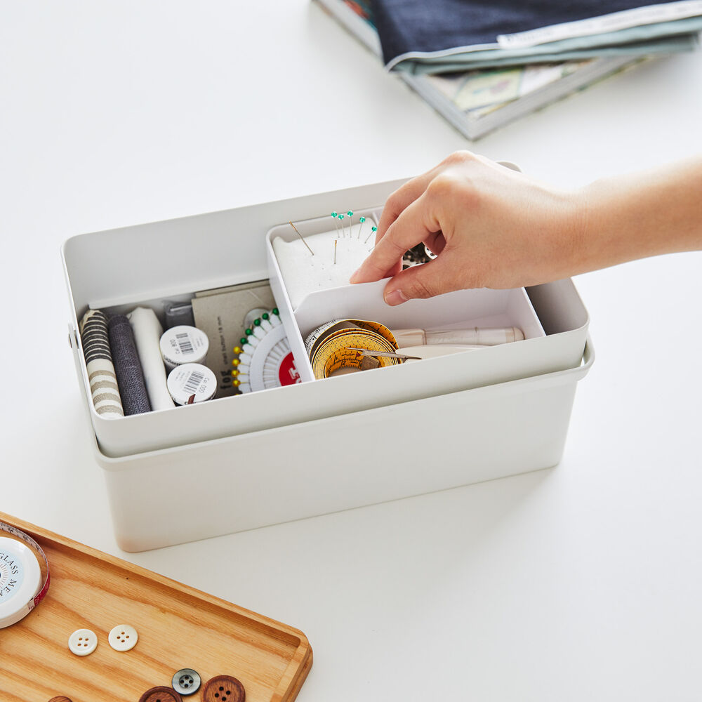 Sewing Box : Sliding Storage