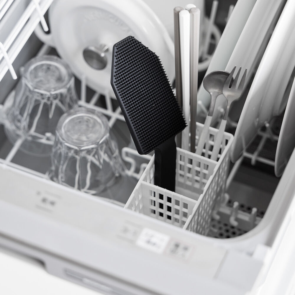 Magnetic Silicone Sponge with Handle : Easy to Clean
