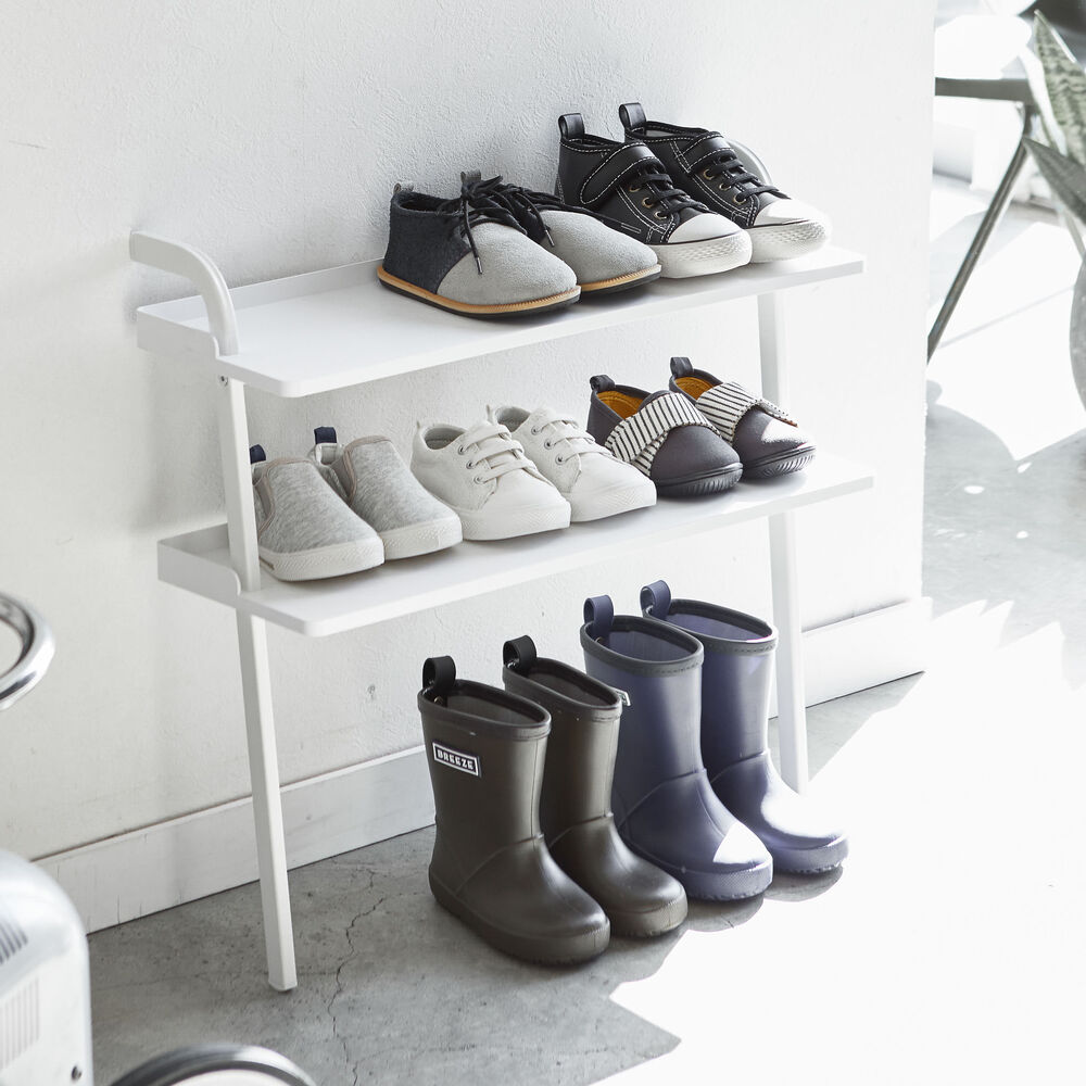 Kids Leaning Shoe Rack : Easy to Clean