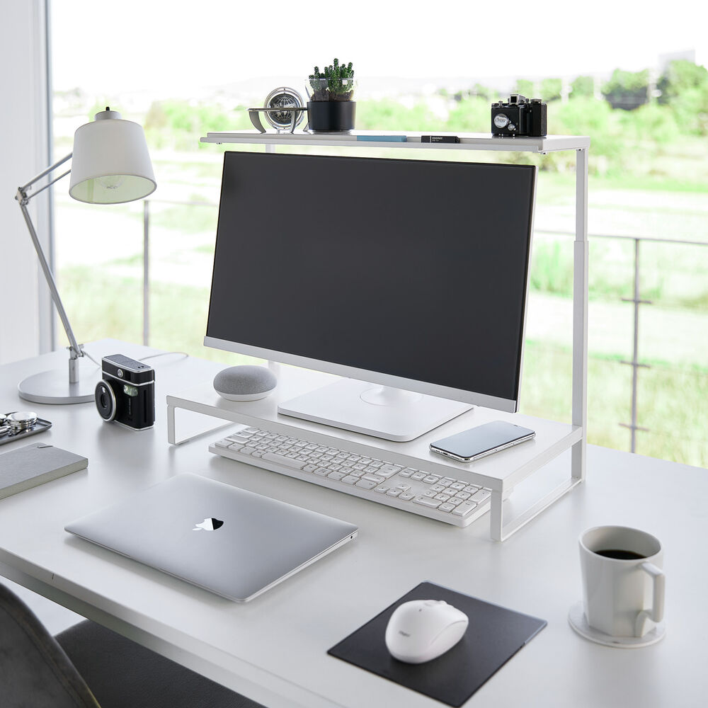 2-Tiered Monitor Stand : Additional Desk Space