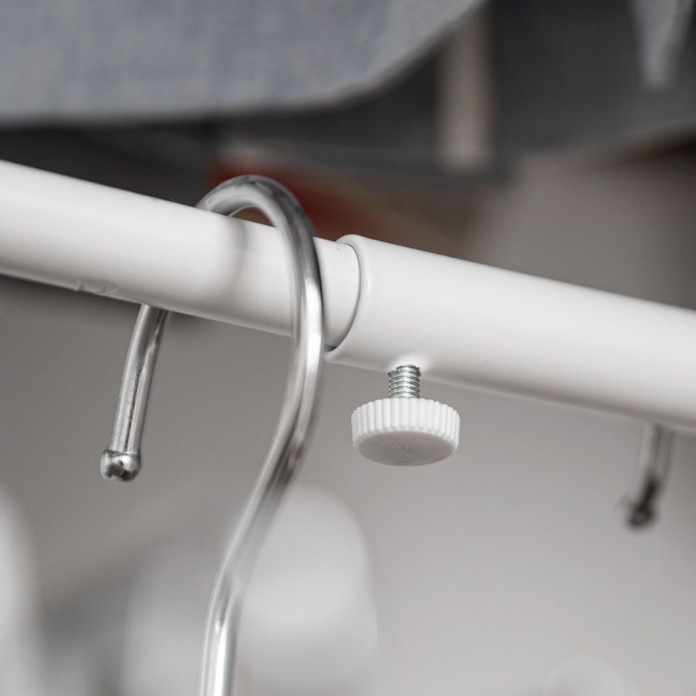2-Tiered Extendable Closet Rack : Width Adjustable