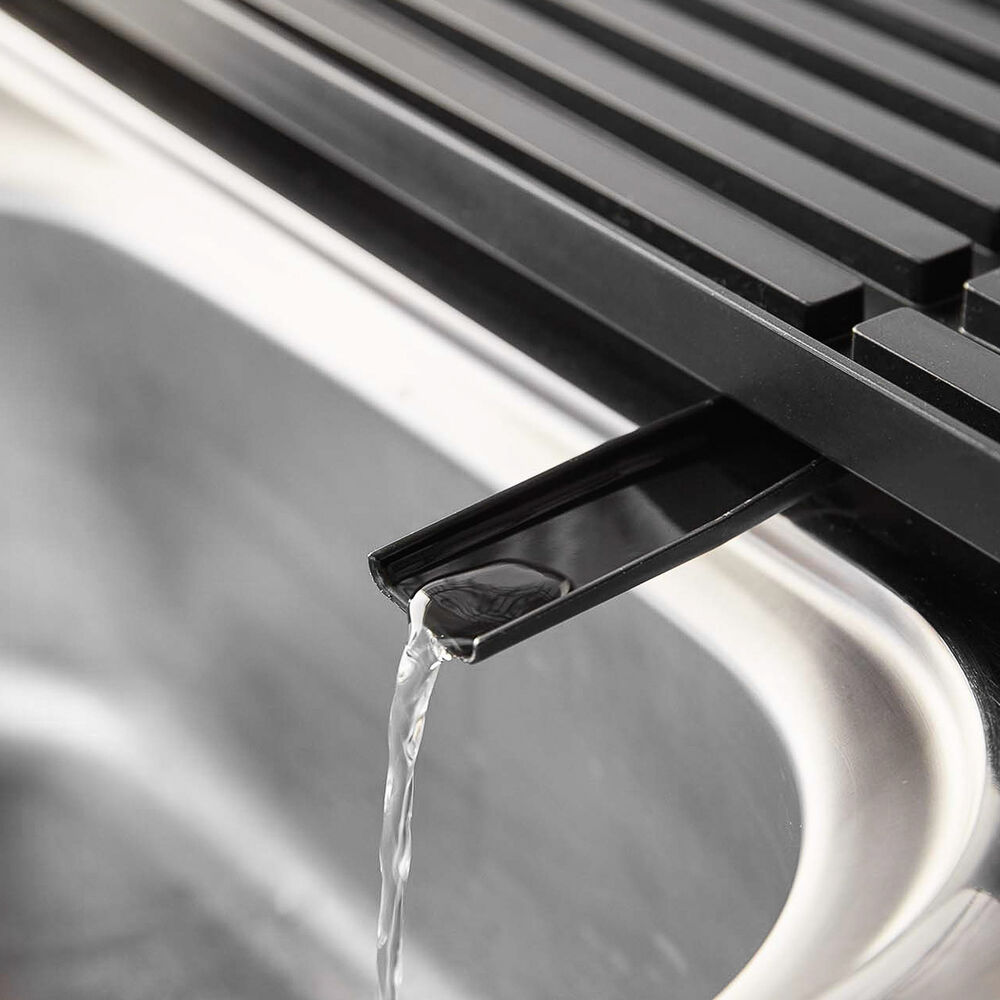 Slim Dish Drainer : Rotating Drain