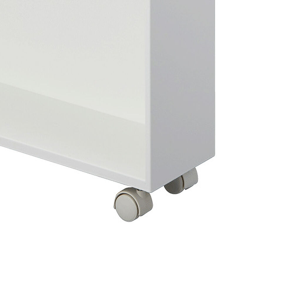 Semi-Closed Storage Cart : Equipped with Casters