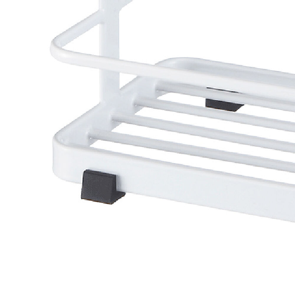 2-Tiered Dispenser Rack : Rubber Feet for Stable Support