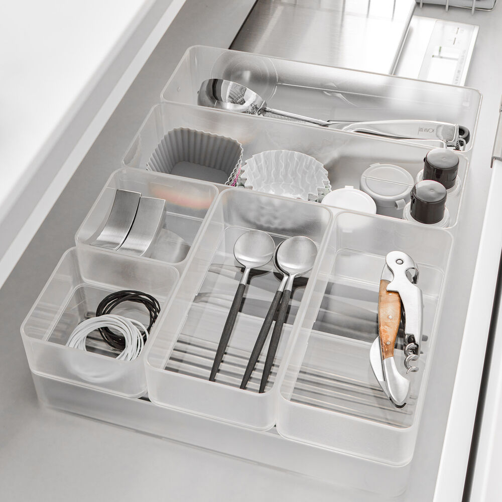 Stackable Organizer L Deep (Set of 2) : Practical Stackability