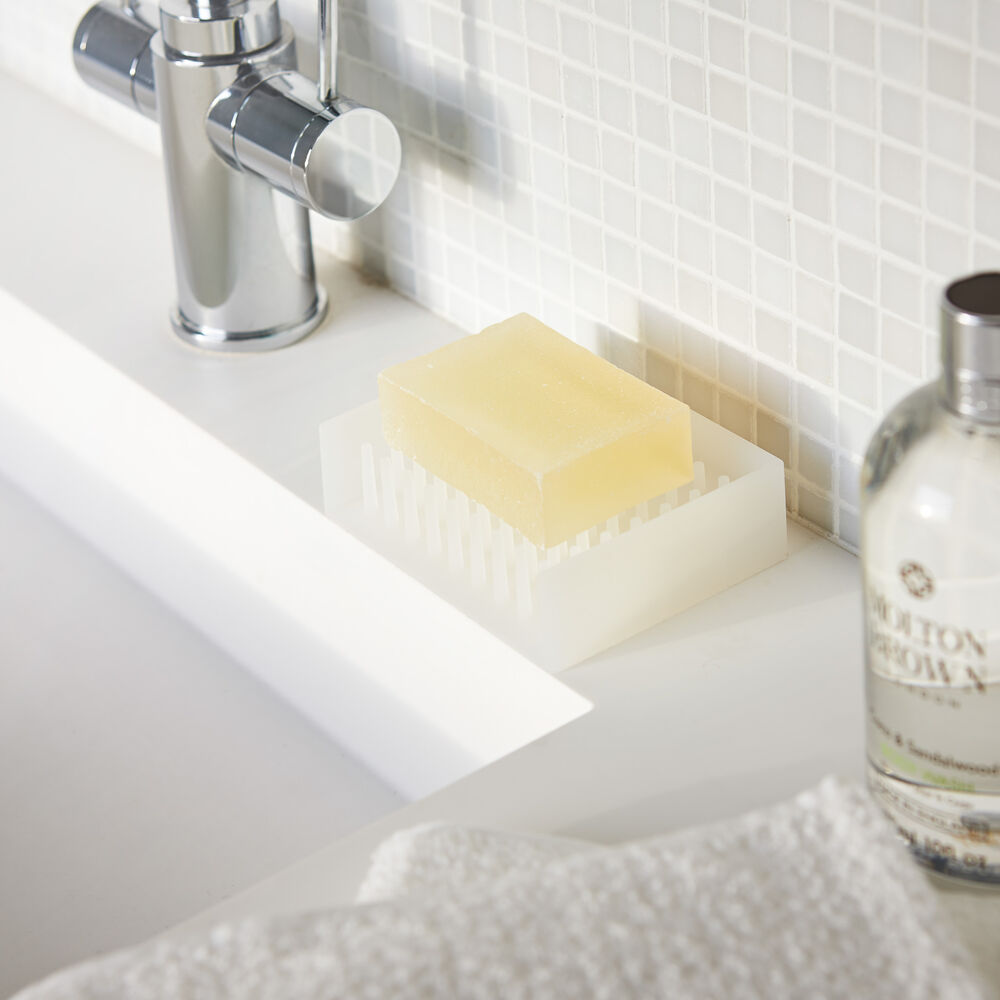 Silicone Soap Tray : Compact and Easy to Clean