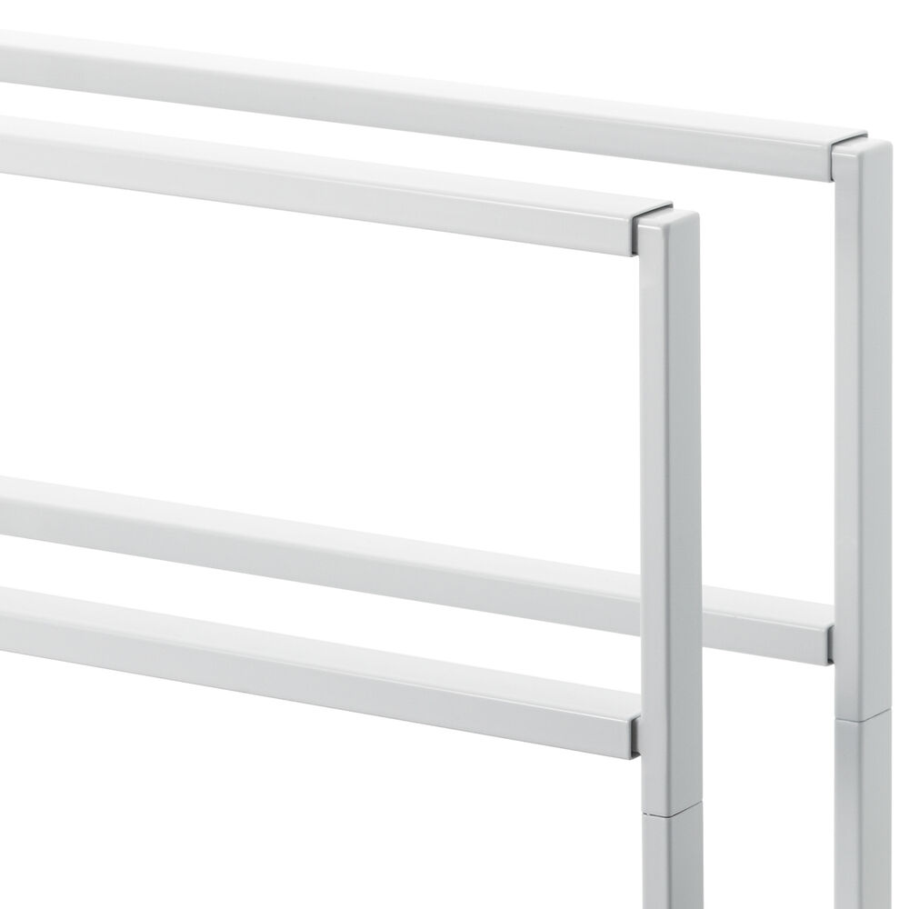 2-Tiered Extendable Shoe Rack : Quick Assembly