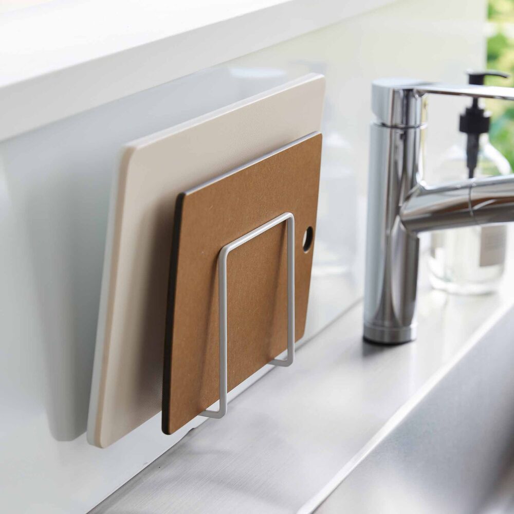 Film Hook Cutting Board Holder : Two Compartments