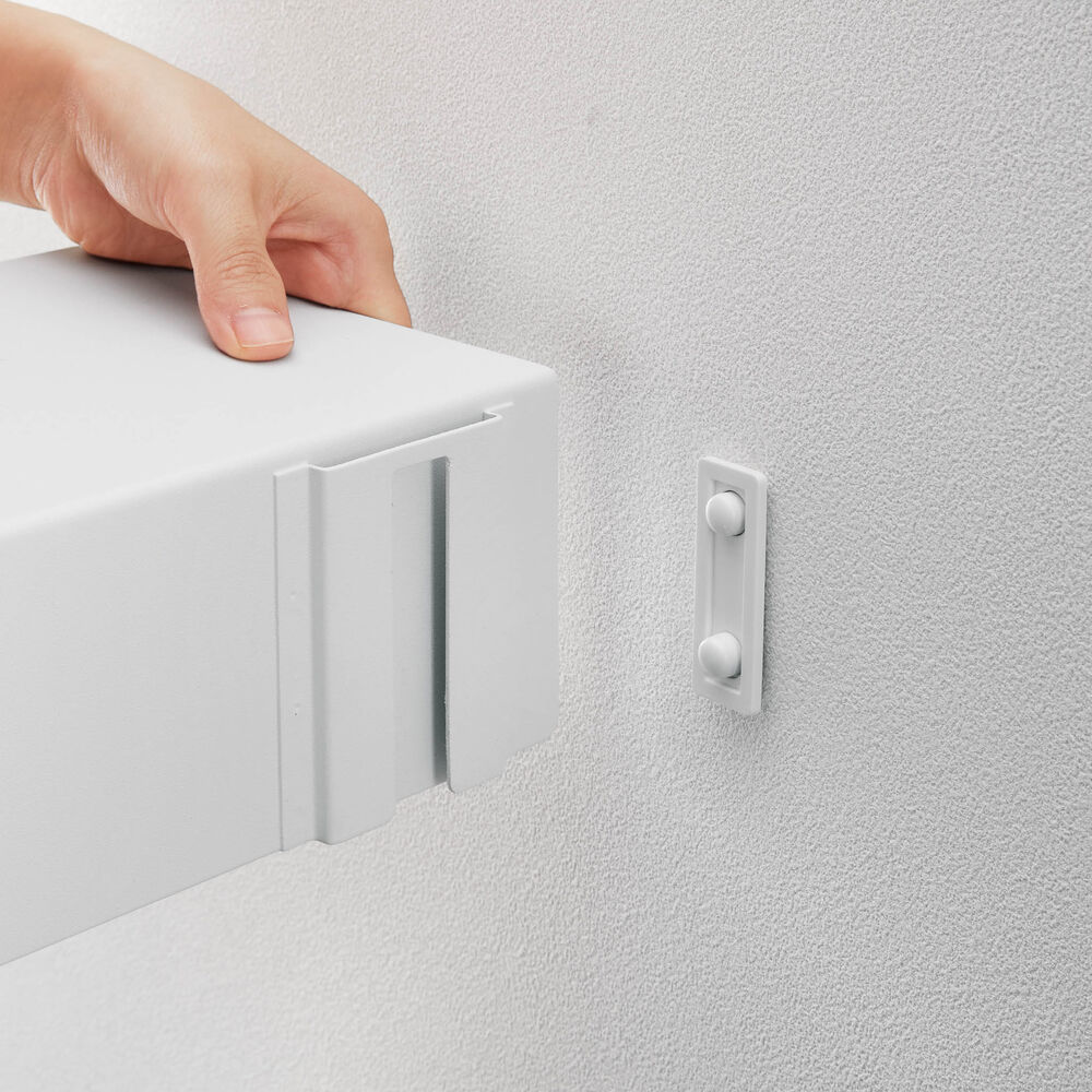 Wall-Mounted Shelf with Magnetic Panel (50 cm) : Easy Wall Mounting